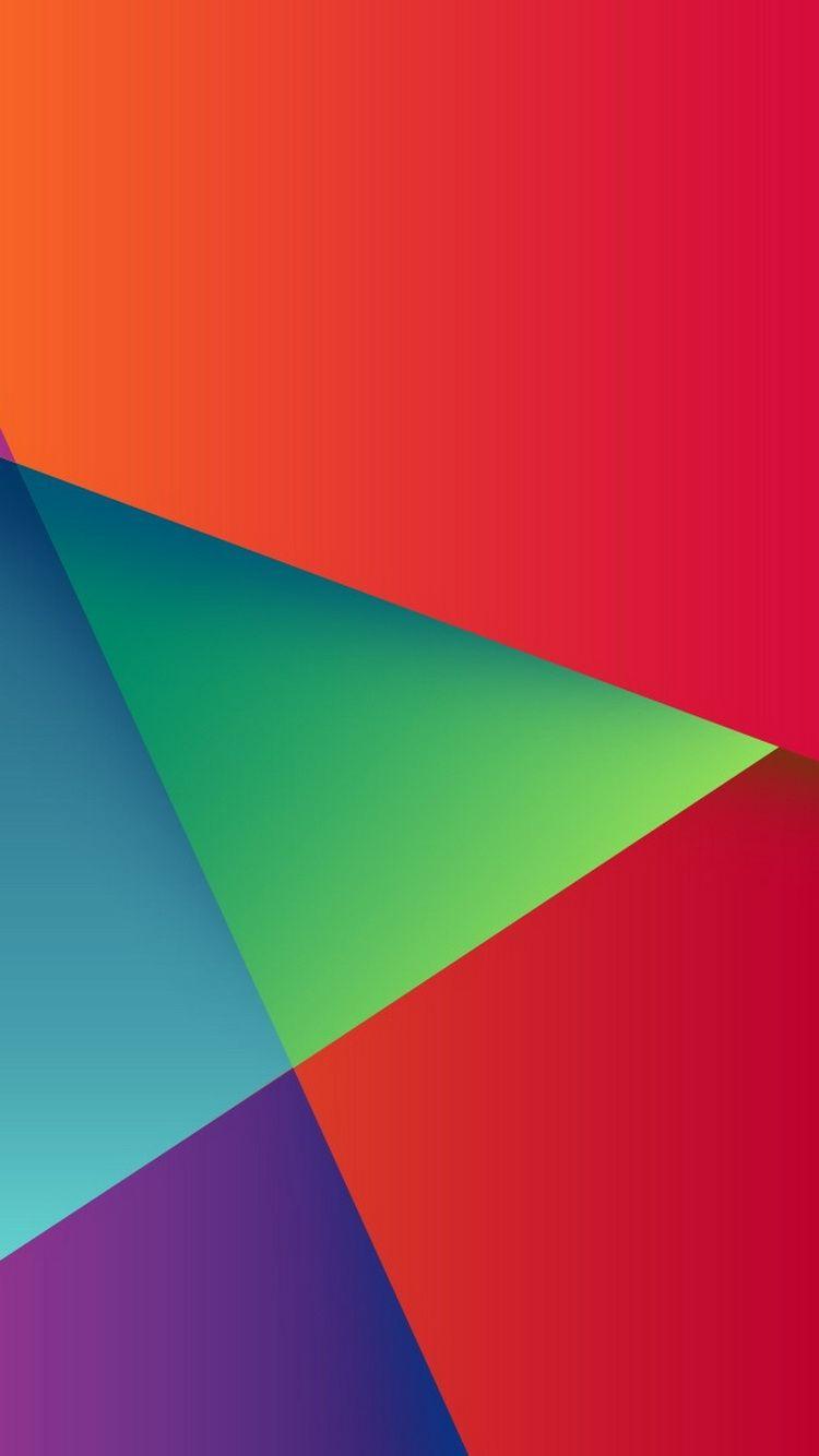 Colorful Triangle iPhone Wallpapers - Top Free Colorful Triangle iPhone ...