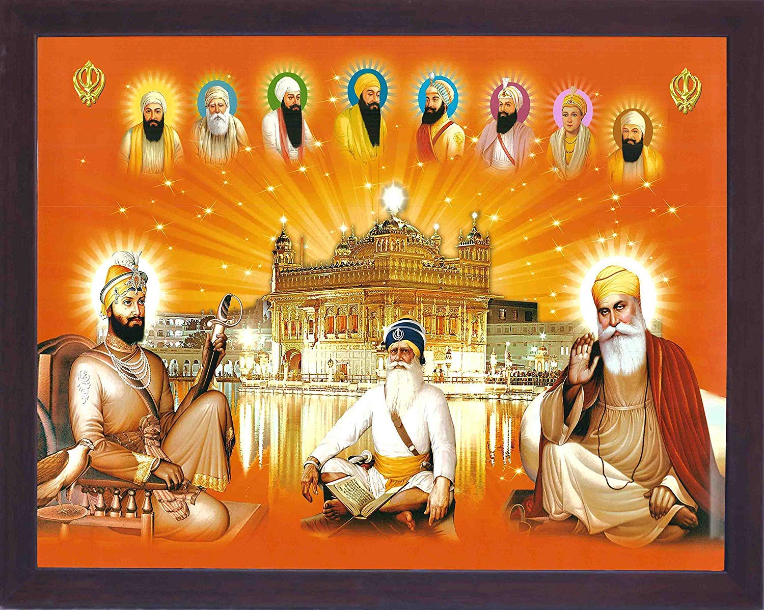 1500x1198 Sikh Painting Poster