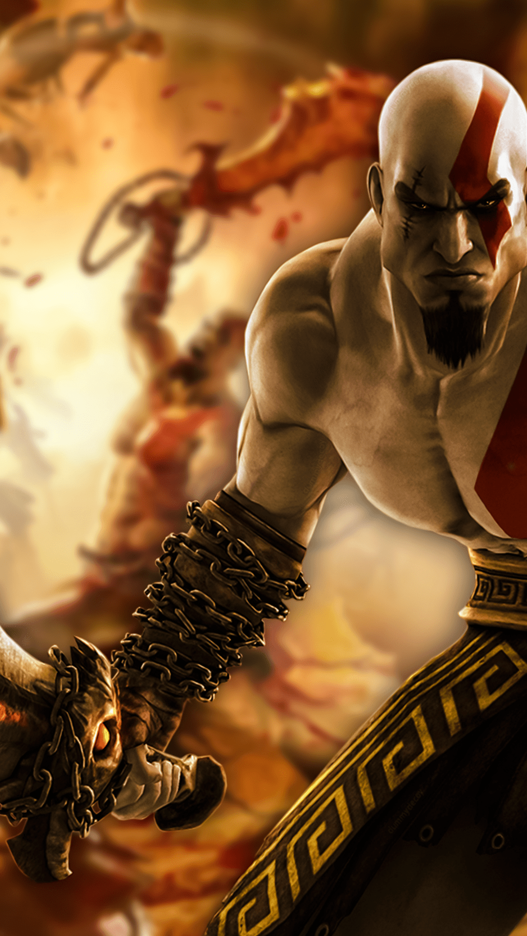 1080x1920 God Of War Home Screen Wallpaper