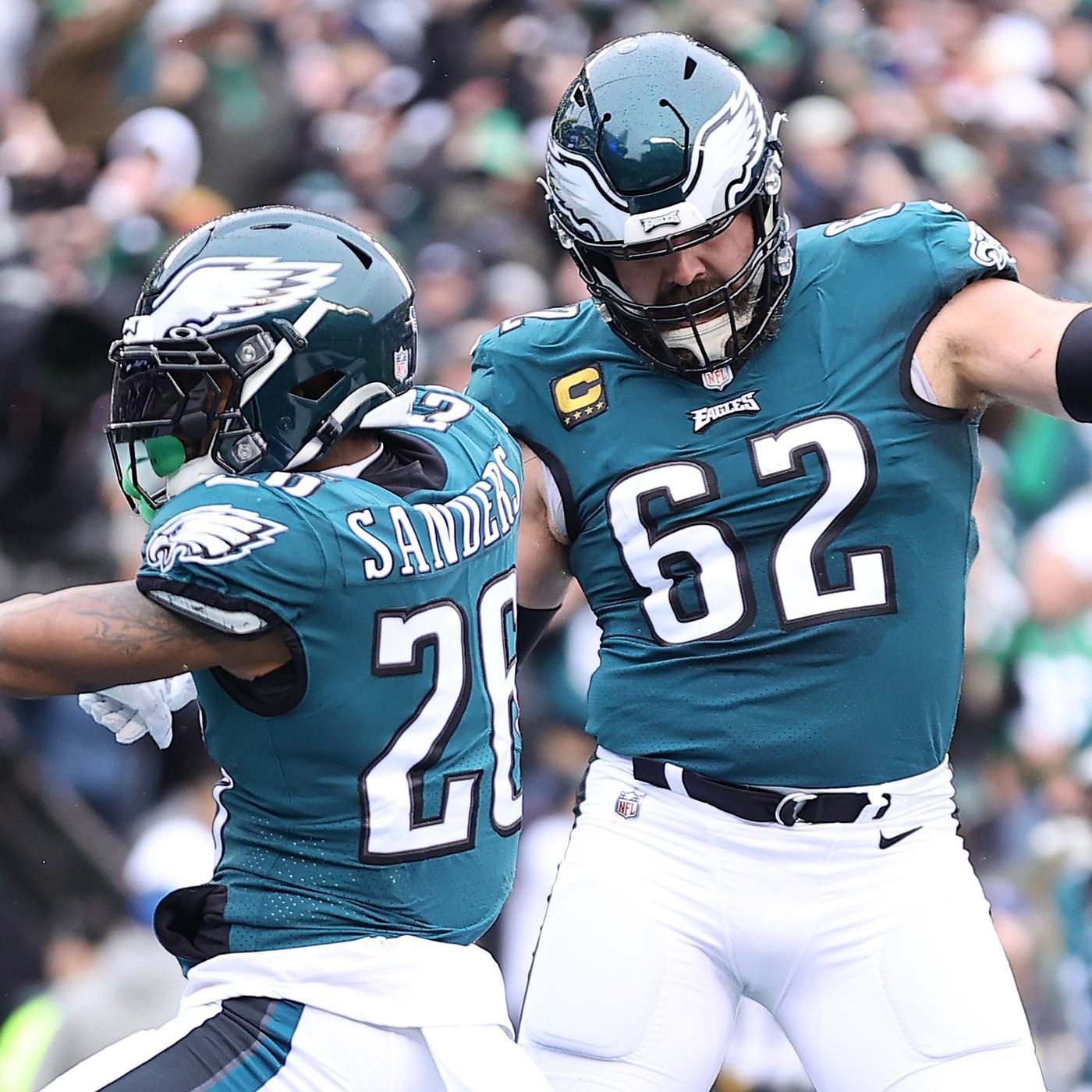 1400x1400 Jason Kelce's blocking dominance helps