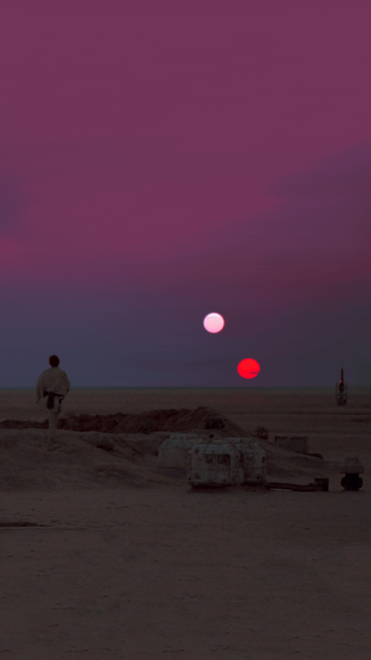 750x1334 Star Wars' Binary Sunset