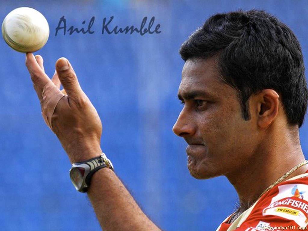 1024x768 Anil Kumble wallpaper