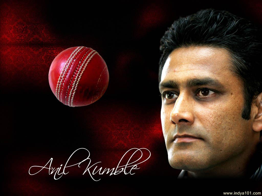 1024x768 Anil Kumble wallpaper