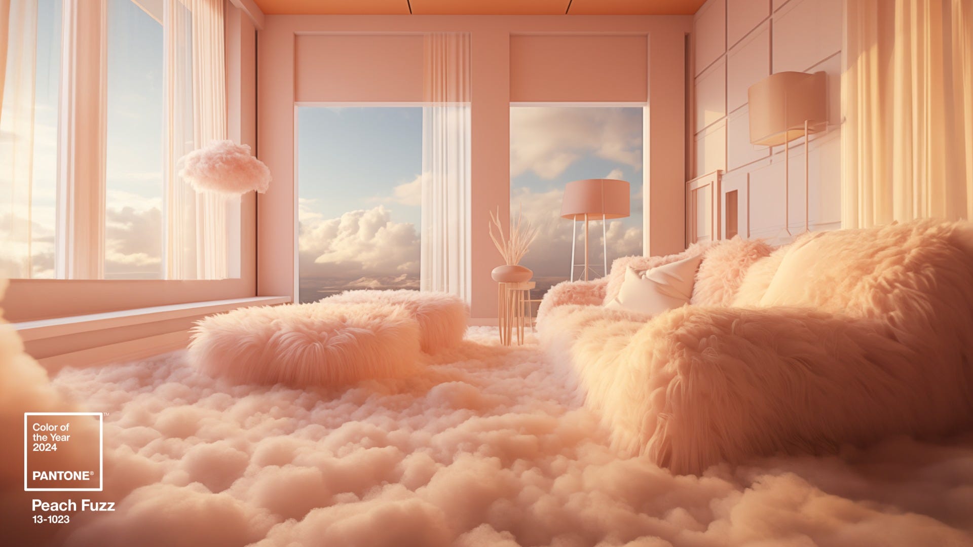 1920x1080 Pantone Color of the Year 2024 Wallpaper