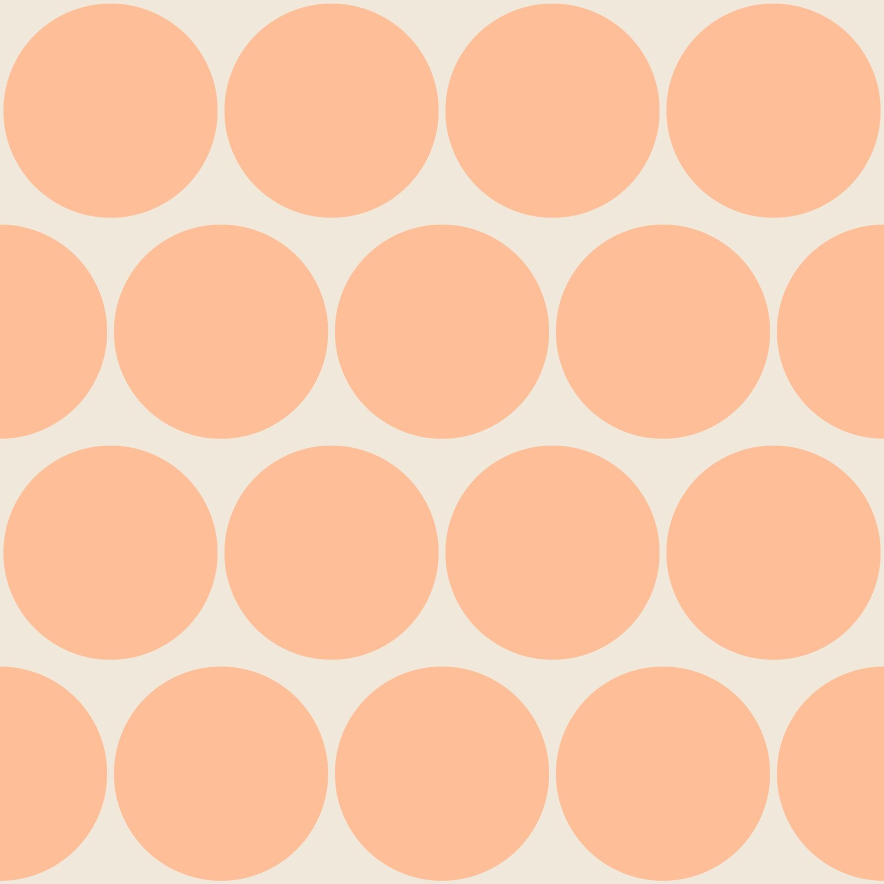 1800x1800 Big Dots Peach Fuzz wallpaper