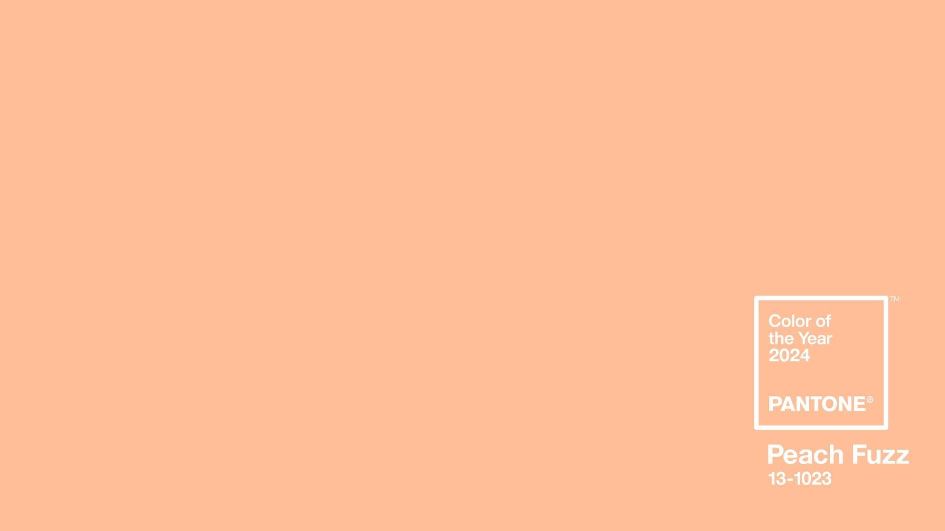 1920x1080 Peach Fuzz: Pantone Color of the Year