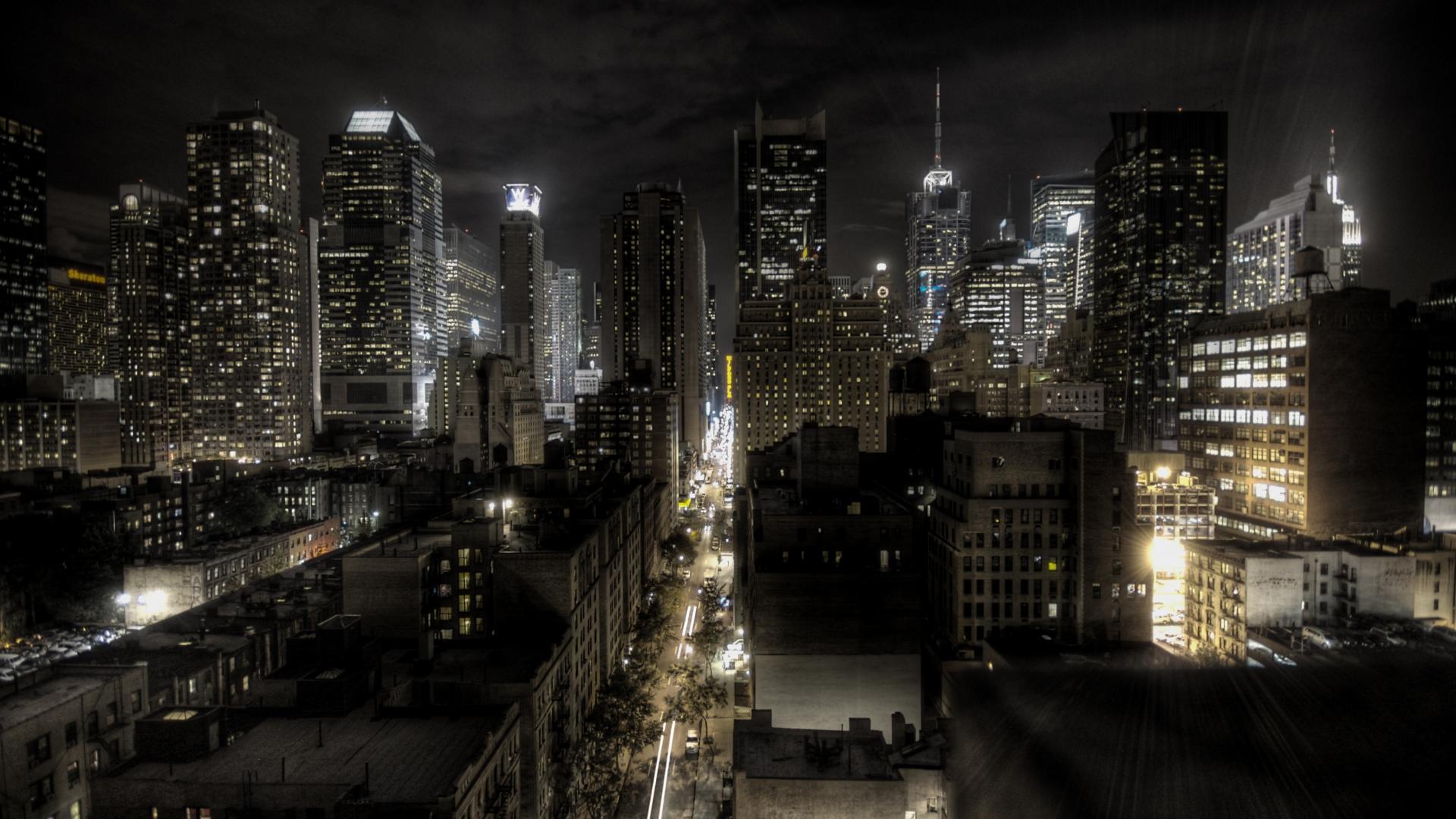 1920x1080 City Buildings Cityscape At Night
