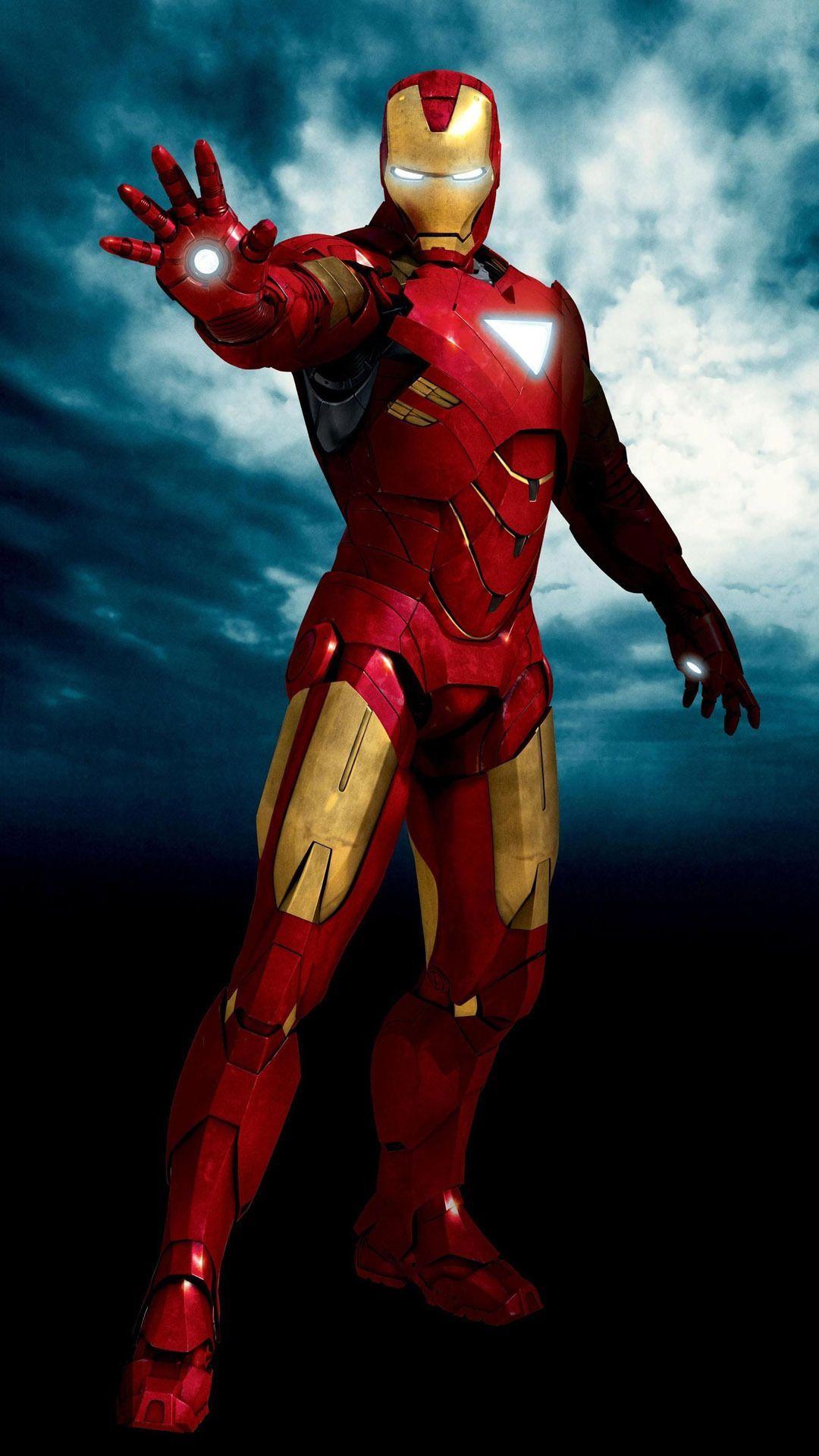 Hình nền HD 1080x1920 Iron Man cho điện thoại di động