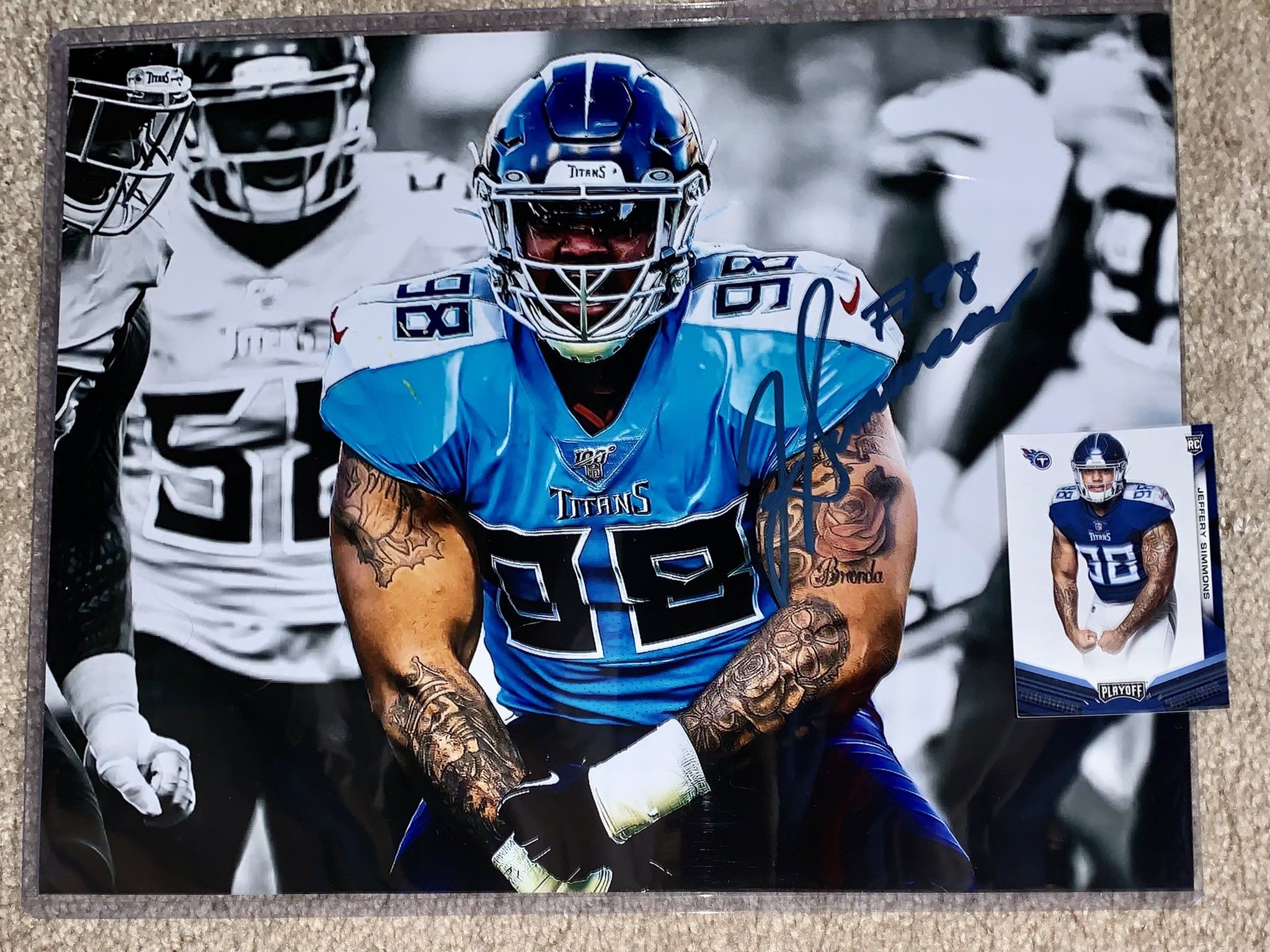 2048x1536 Jeffery Simmons signed 11x14 custom