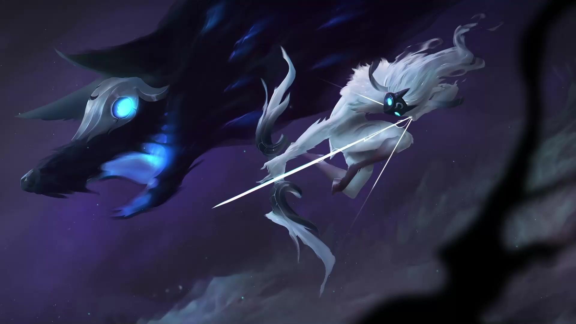 1920x1080 Lamb And Wolf Kindred League Of Legends