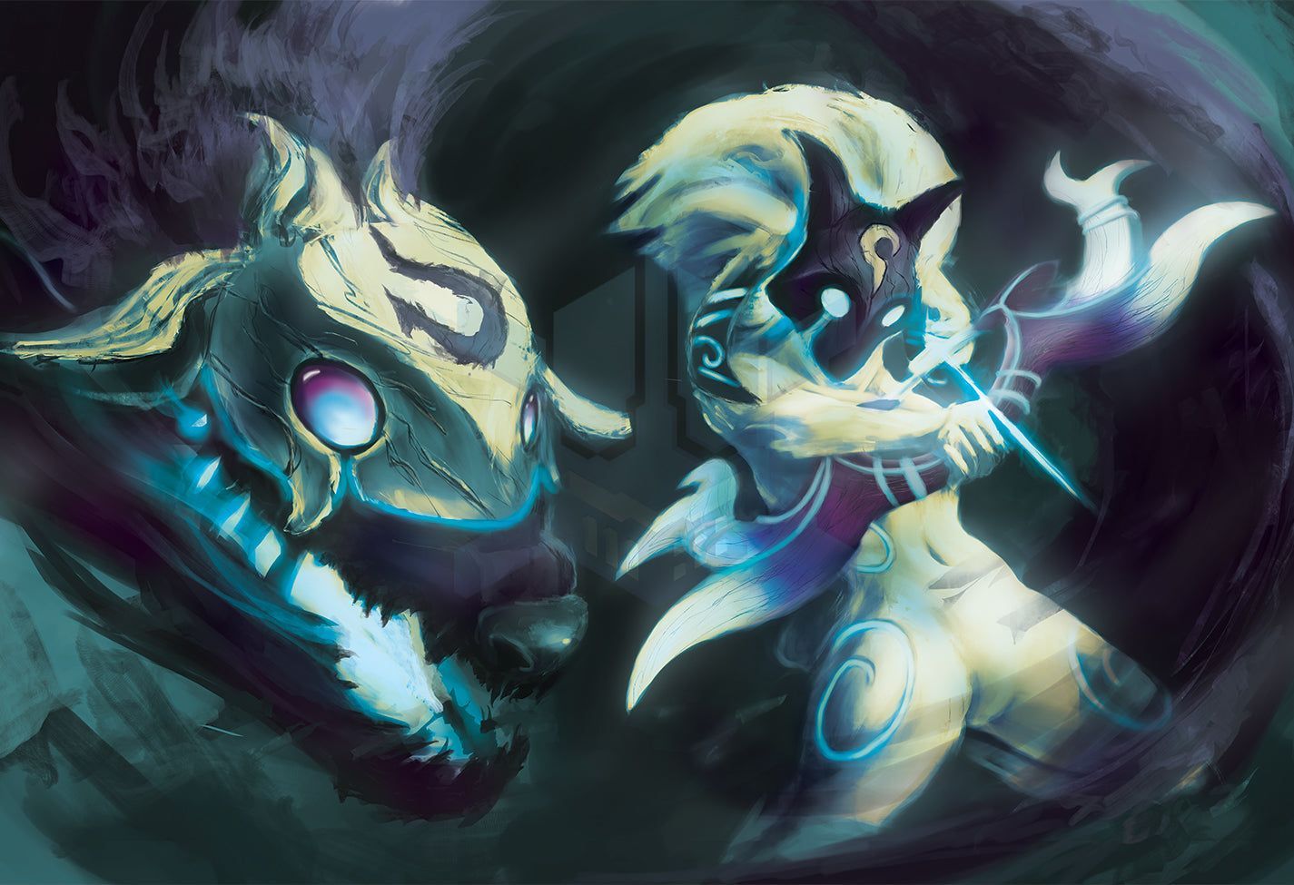 1425x975 Eternal Hunters , 13x19 Art Print