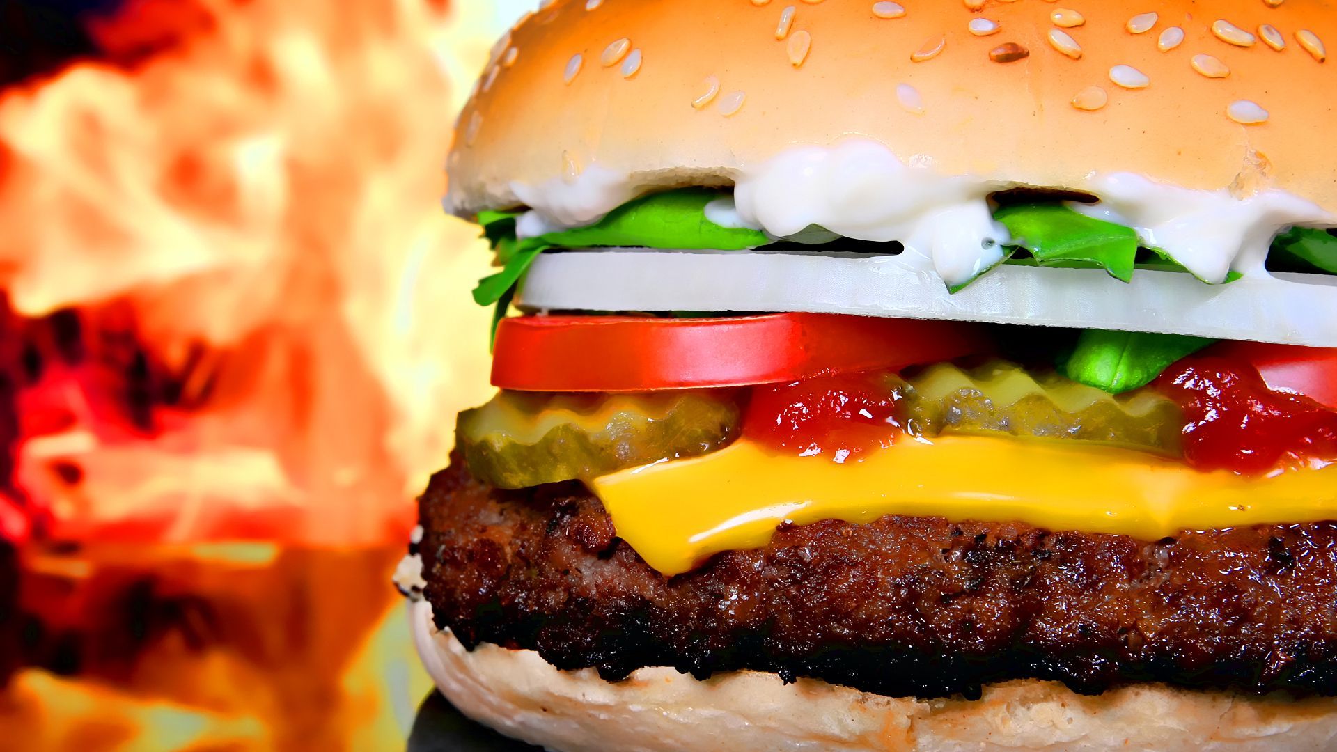 1920x1080 Download Burger wallpaper for mobile