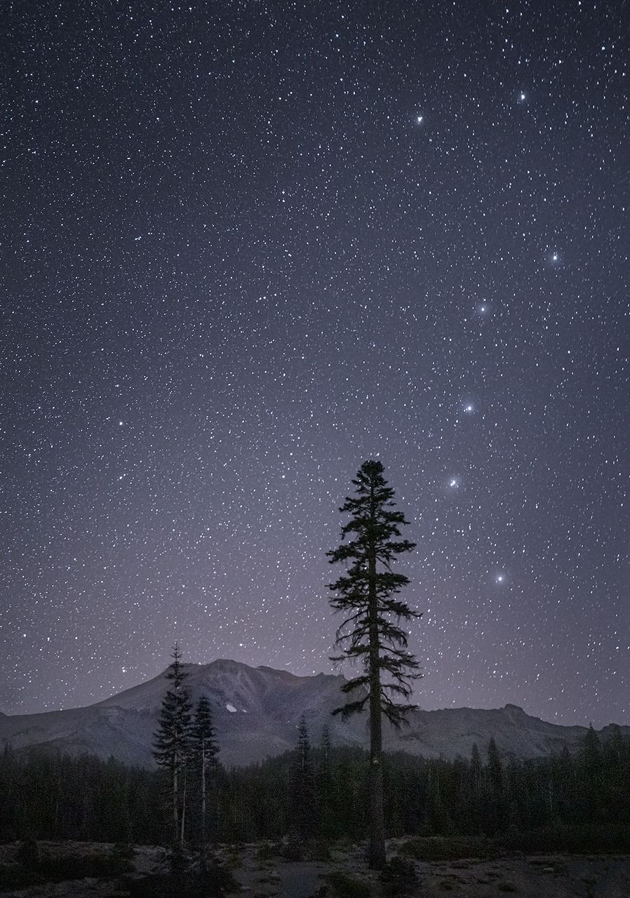 898x1280 Big Dipper Over Mt. Shasta Photography