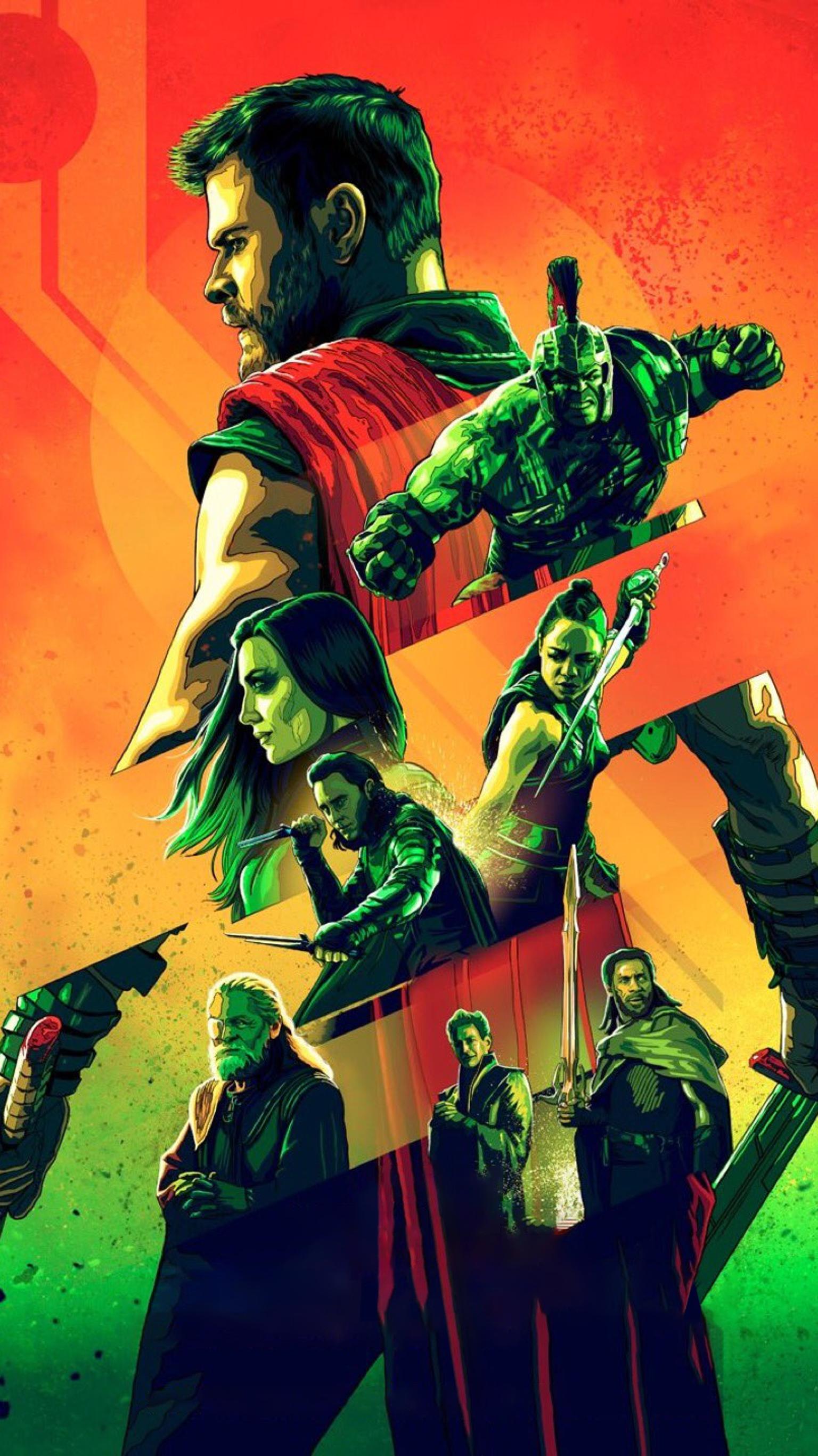 Thor ragnarok, hulk, thor ragnarok, HD phone wallpaper