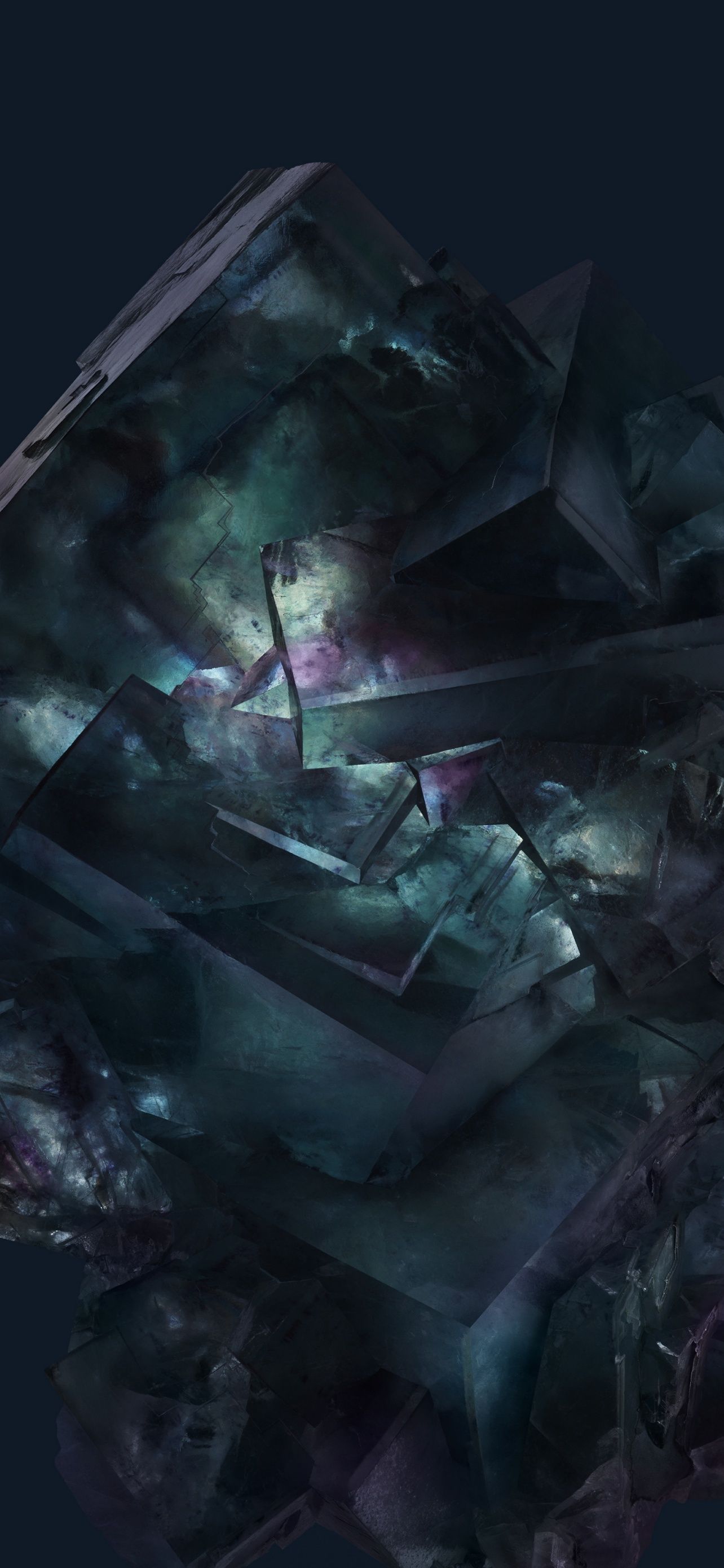 1284x2778 Fluorite Crystal Wallpaper 4K, Google