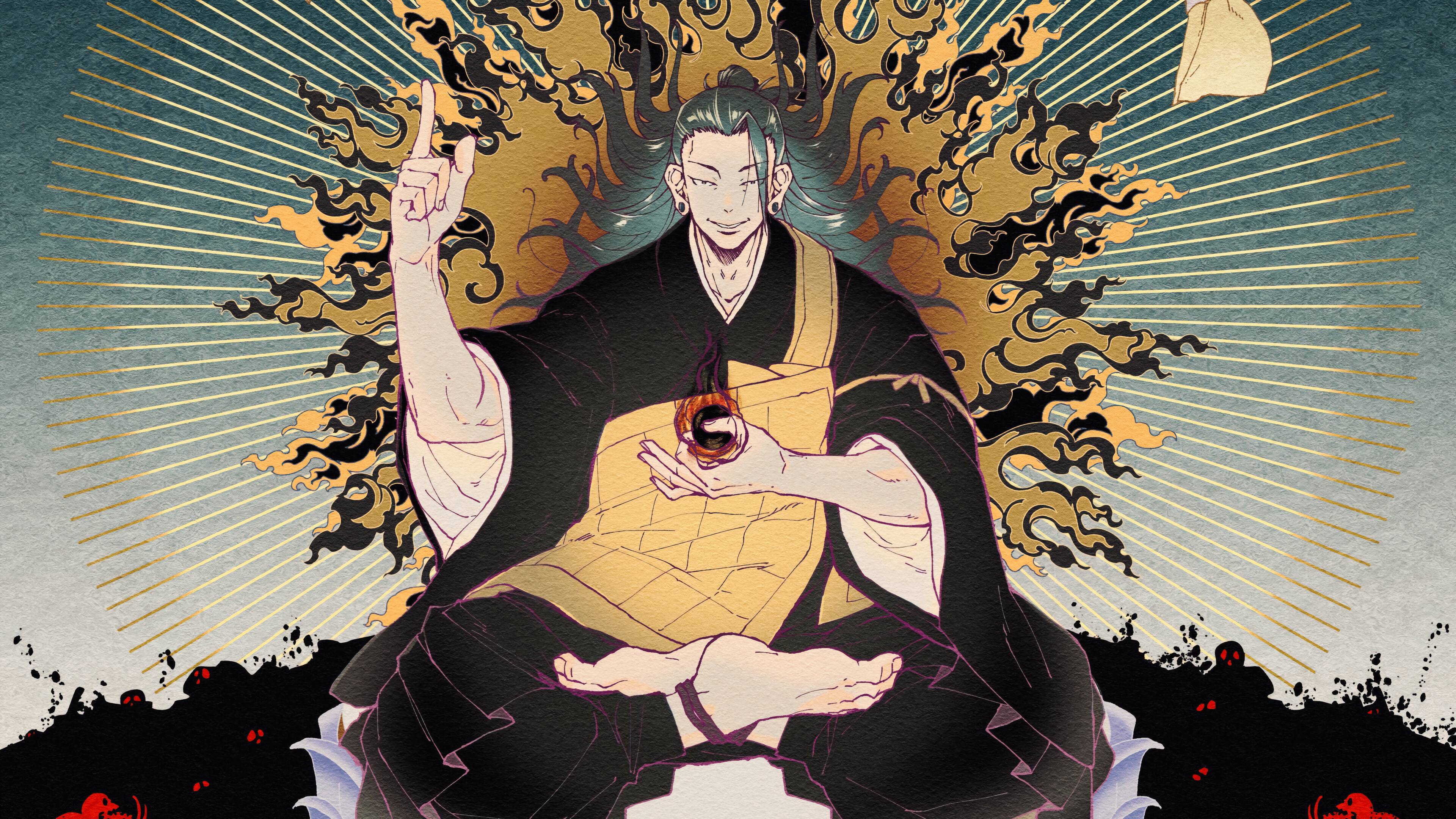 3840x2160 Jujutsu Kaisen Geto Wallpaper