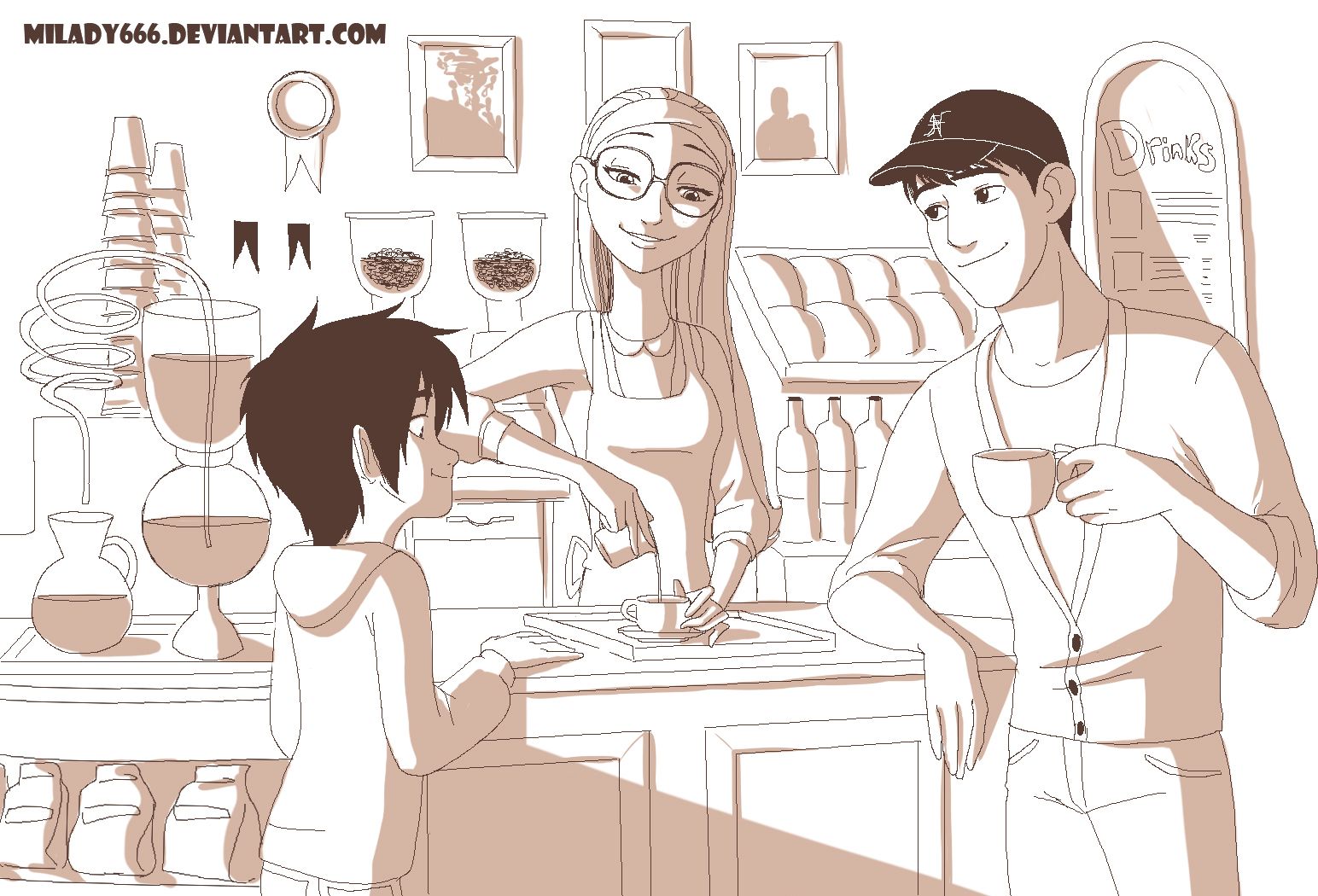 1544x1050 Tadashi Hamada, Fanart