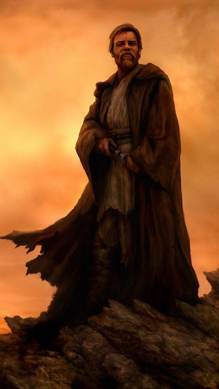 750x1334 Star Wars Obi Wan Artwork iPhone iPhone 6S