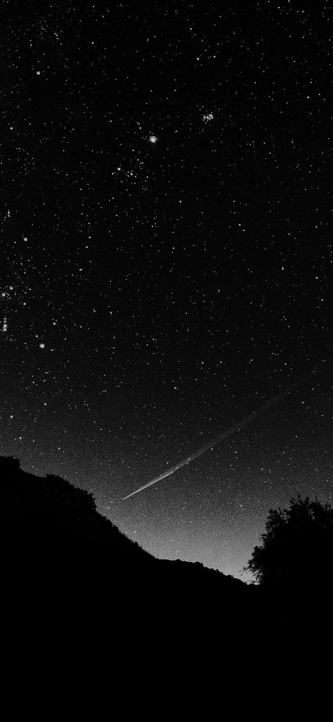 1125x2436 Dark Sky night Wallpaper Download