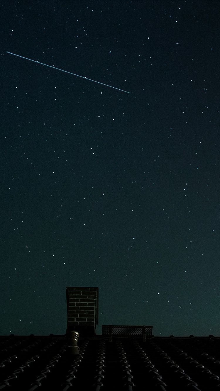750x1334 wallpaper. star night sky summer dark