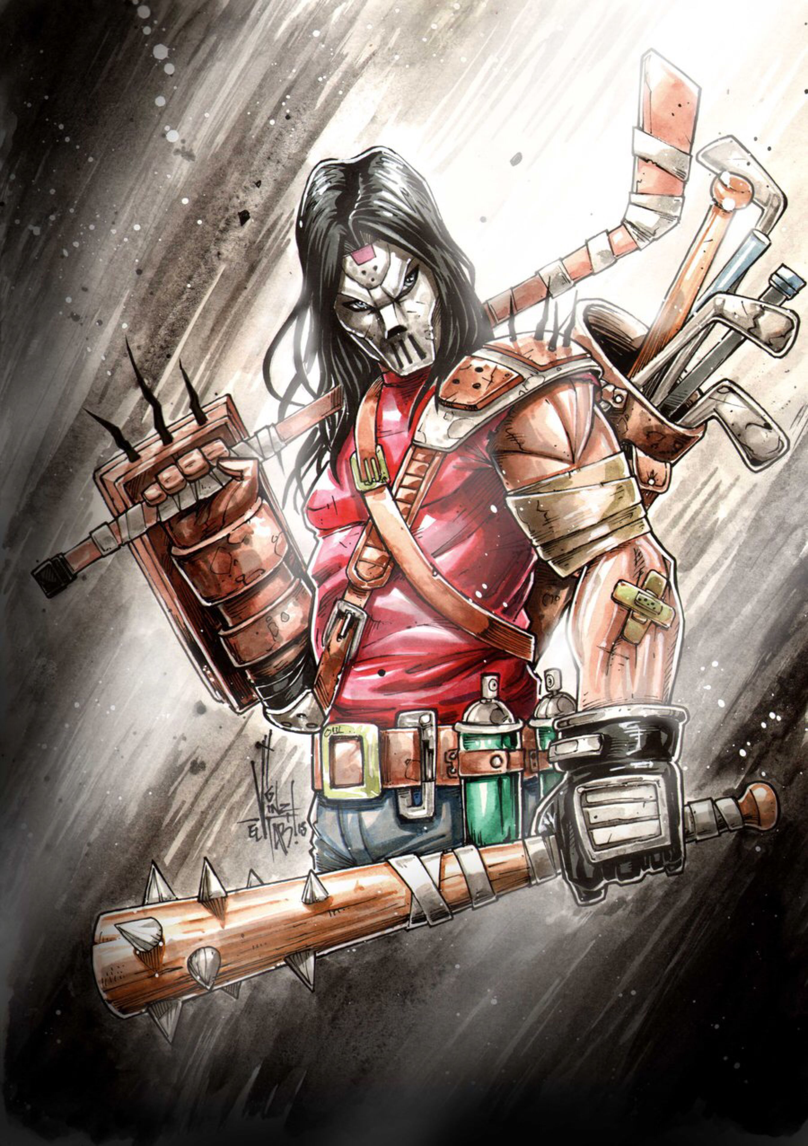 2700x3828 TMNT Casey Jones Wallpaper