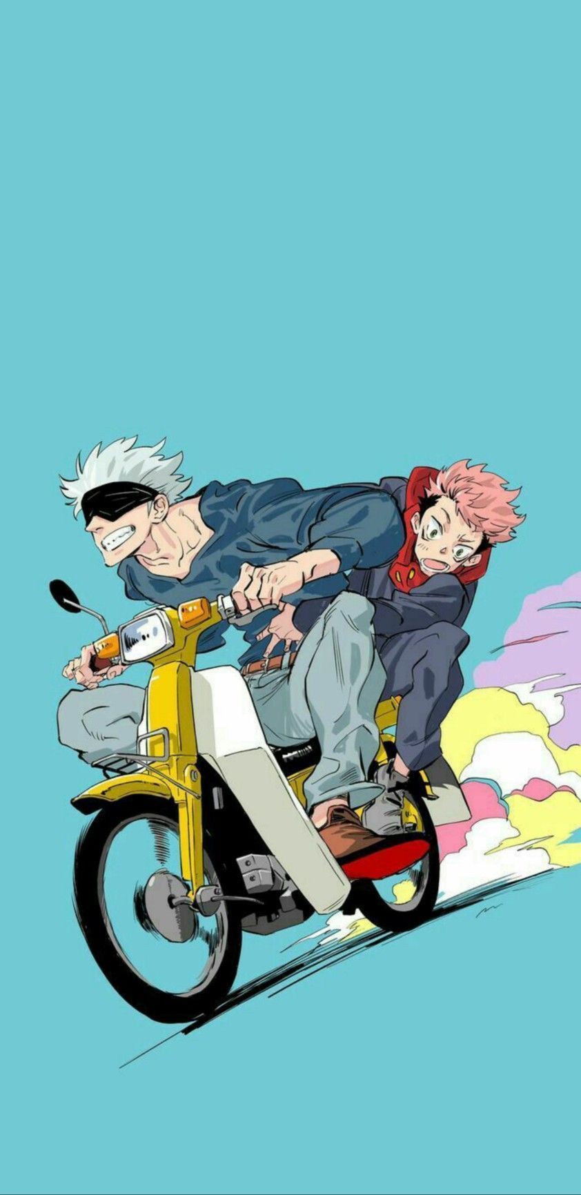 842x1732 Yuji Itadori and Gojo Satoru Aesthetic