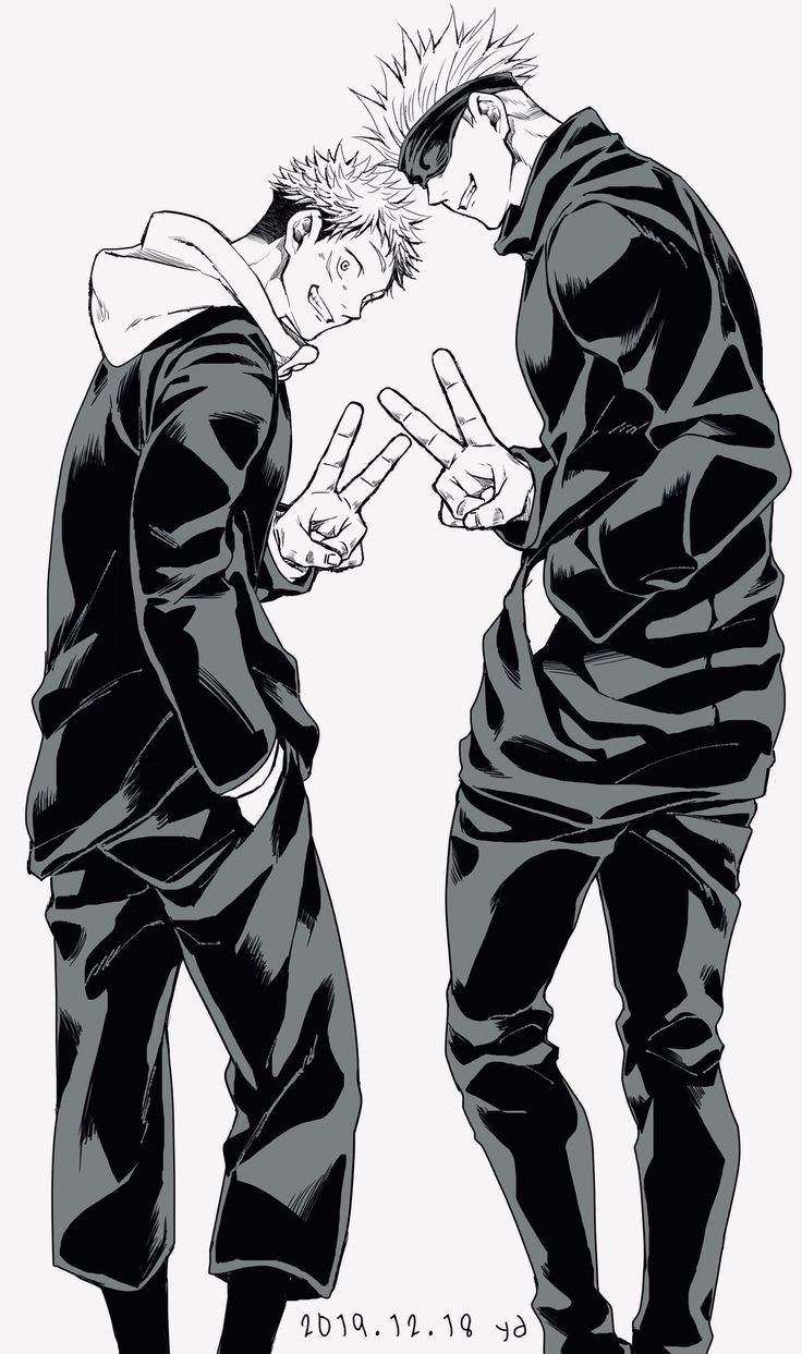 736x1243 Gojo and itadori jujutsu kaisen