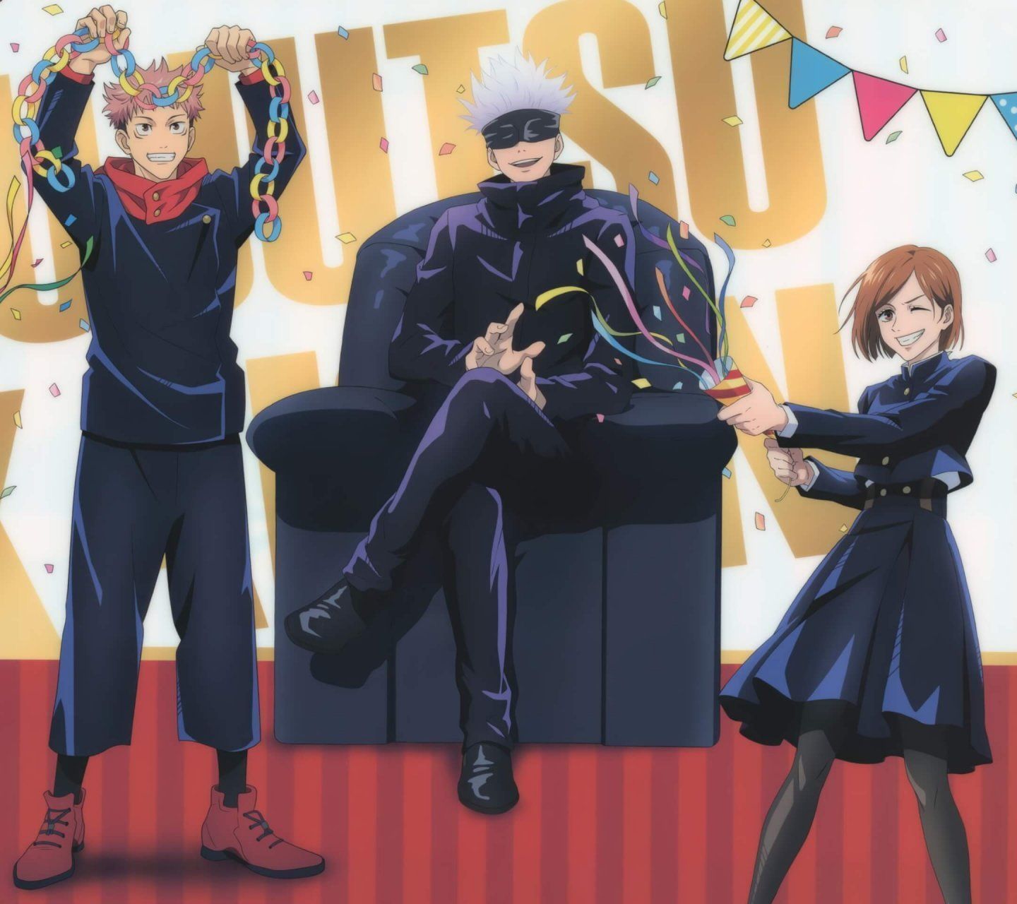 1440x1280 Nobara Kugisaki, Satoru Gojo, Yuji