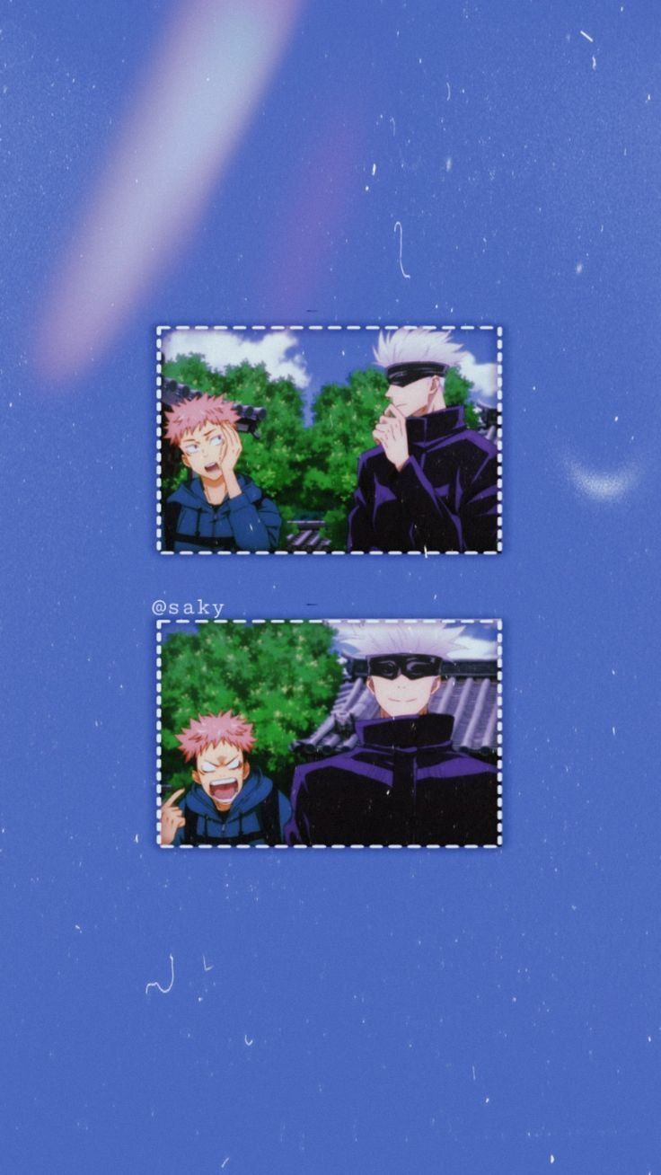 736x1308 Gojo and itadori Wallpaper Download
