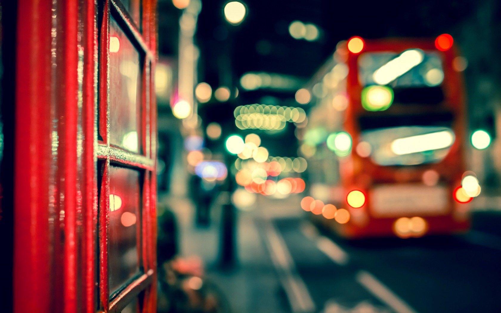 1680x1050 UK London Night City Street Wallpaper Wallpaper HD Wallpaper