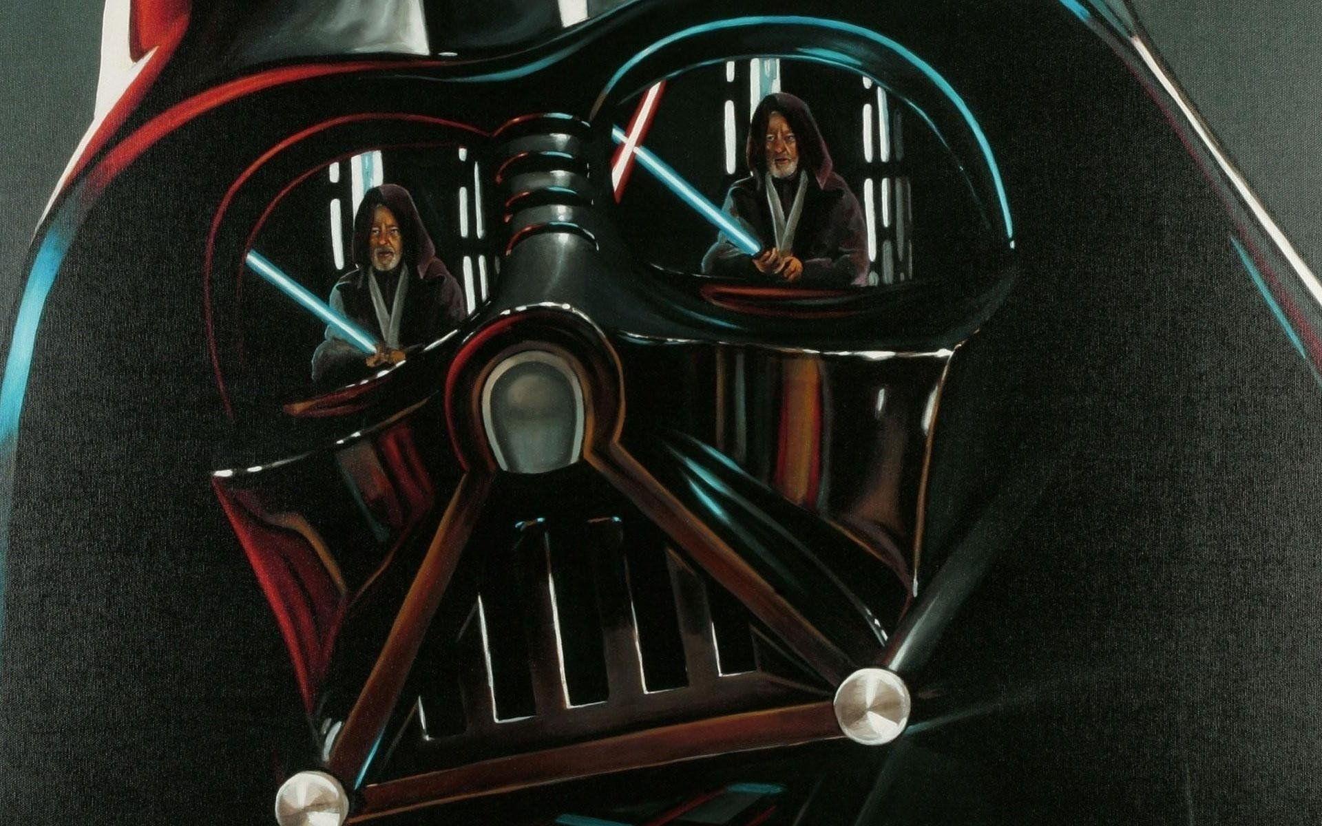1920x1200 Star Wars Darth Vader Obi Wan Kenobi Wallpaperx1200