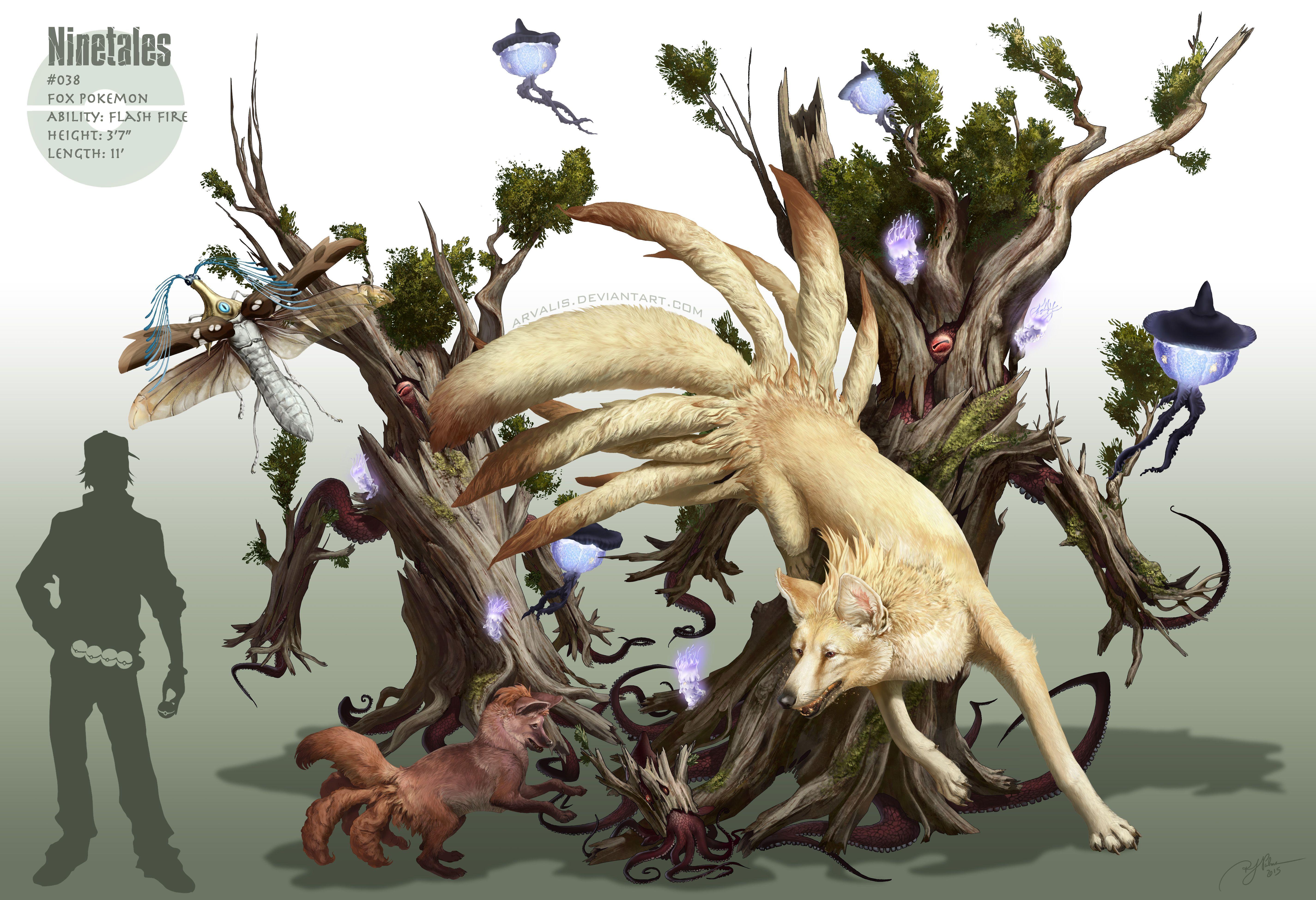 5700x3900 Realistic Pokémon Wallpaper