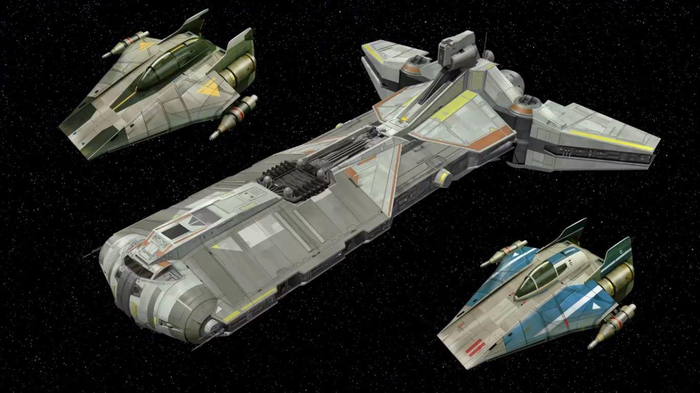 1366x768 Star Wars Rebel Ships wallpaper_Funny Wallpaper_download