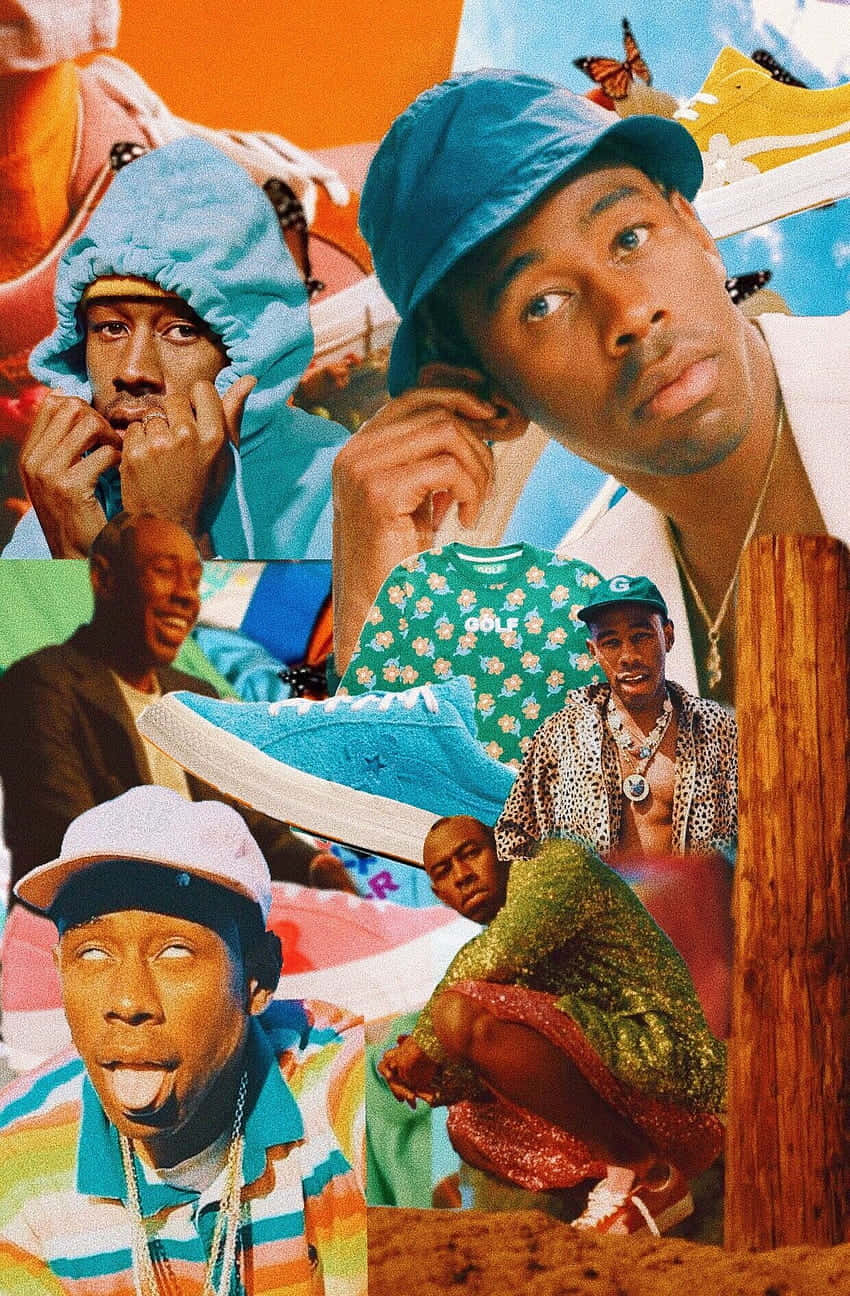 850x1296 Collage Tyler The Creator PFP Wallpaper