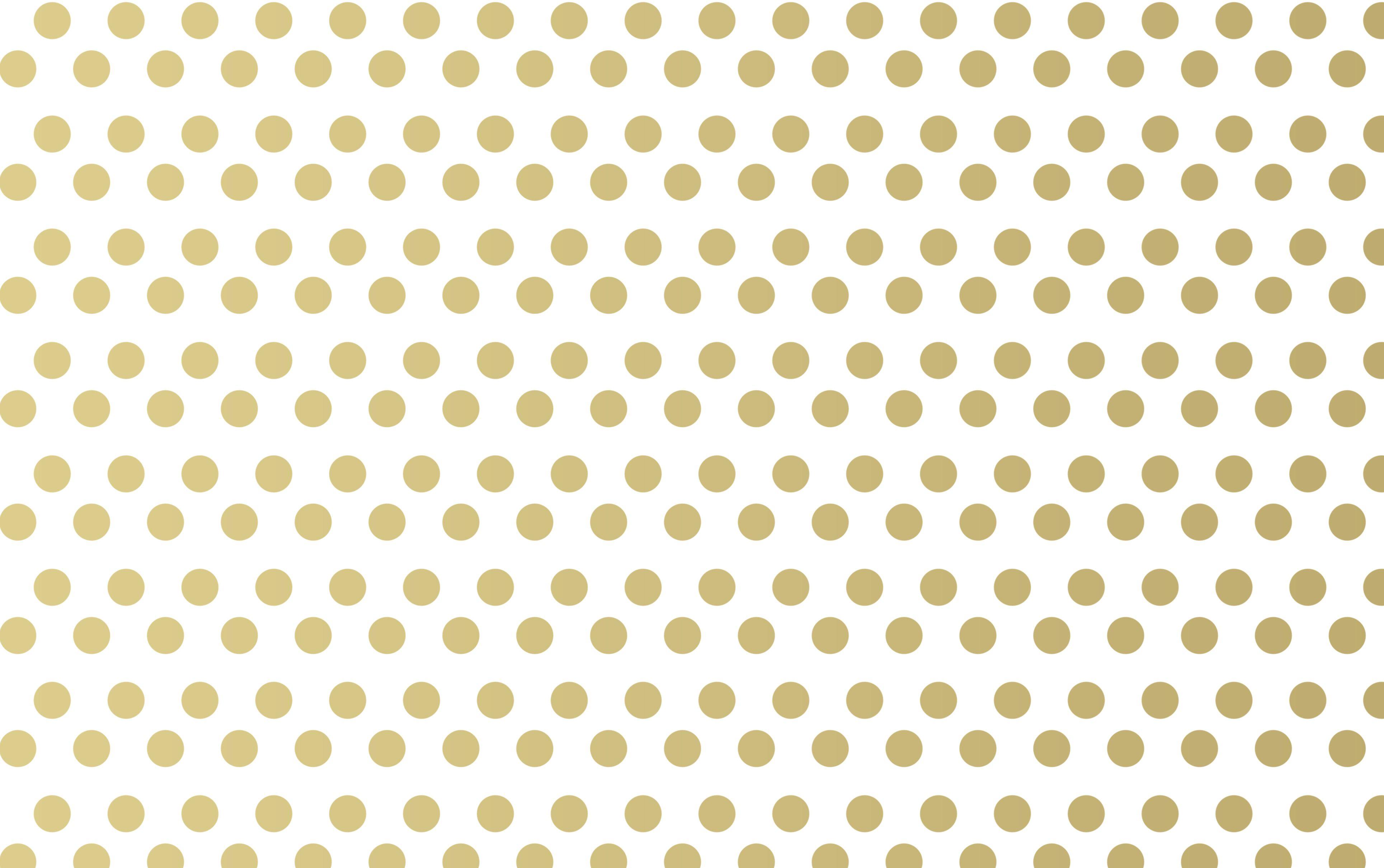 3858x2419 Excelent Gold Polka Dot Desktop Wallpaper