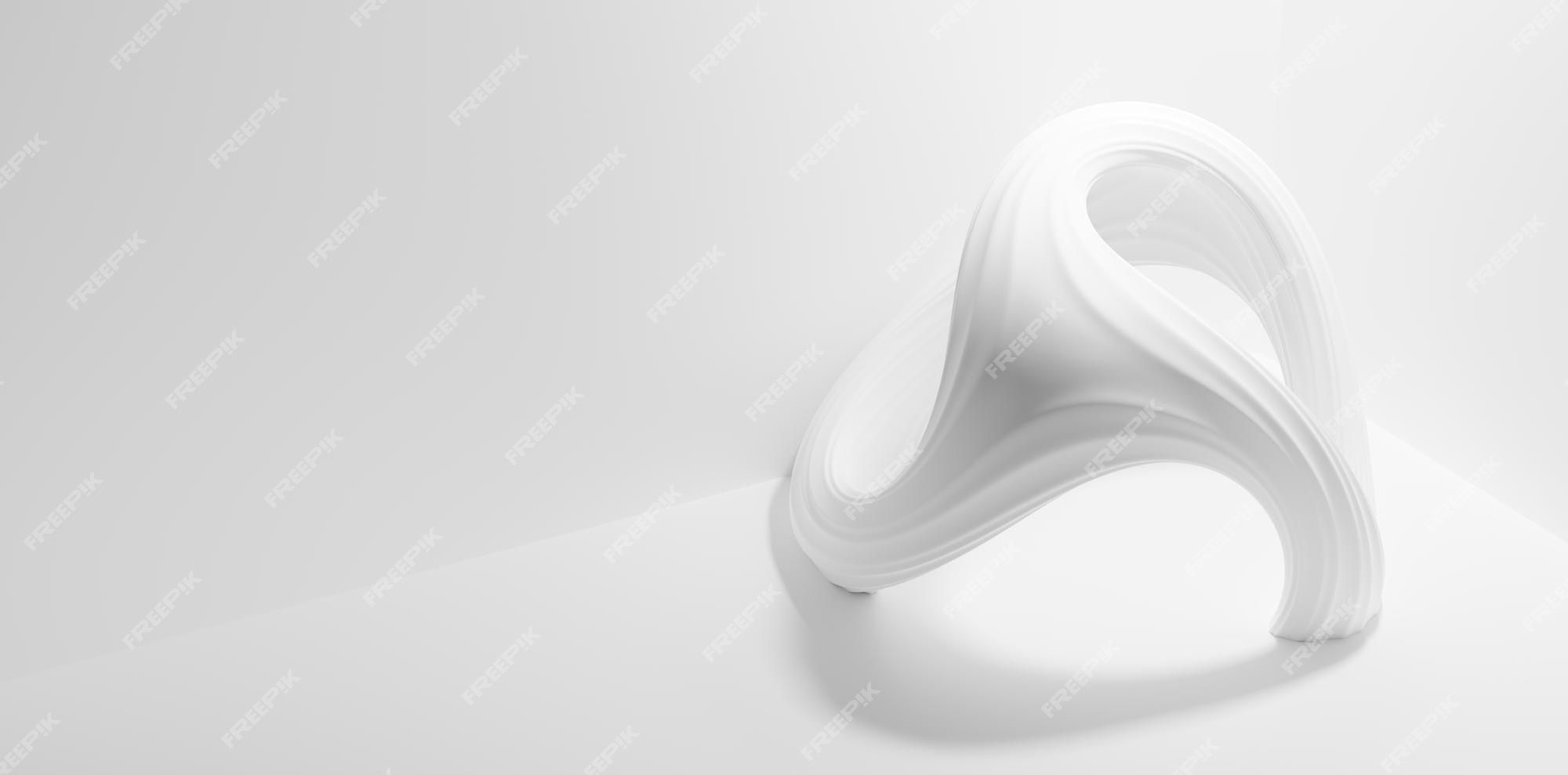 2000x989 Premium Photo. Abstract modern curved