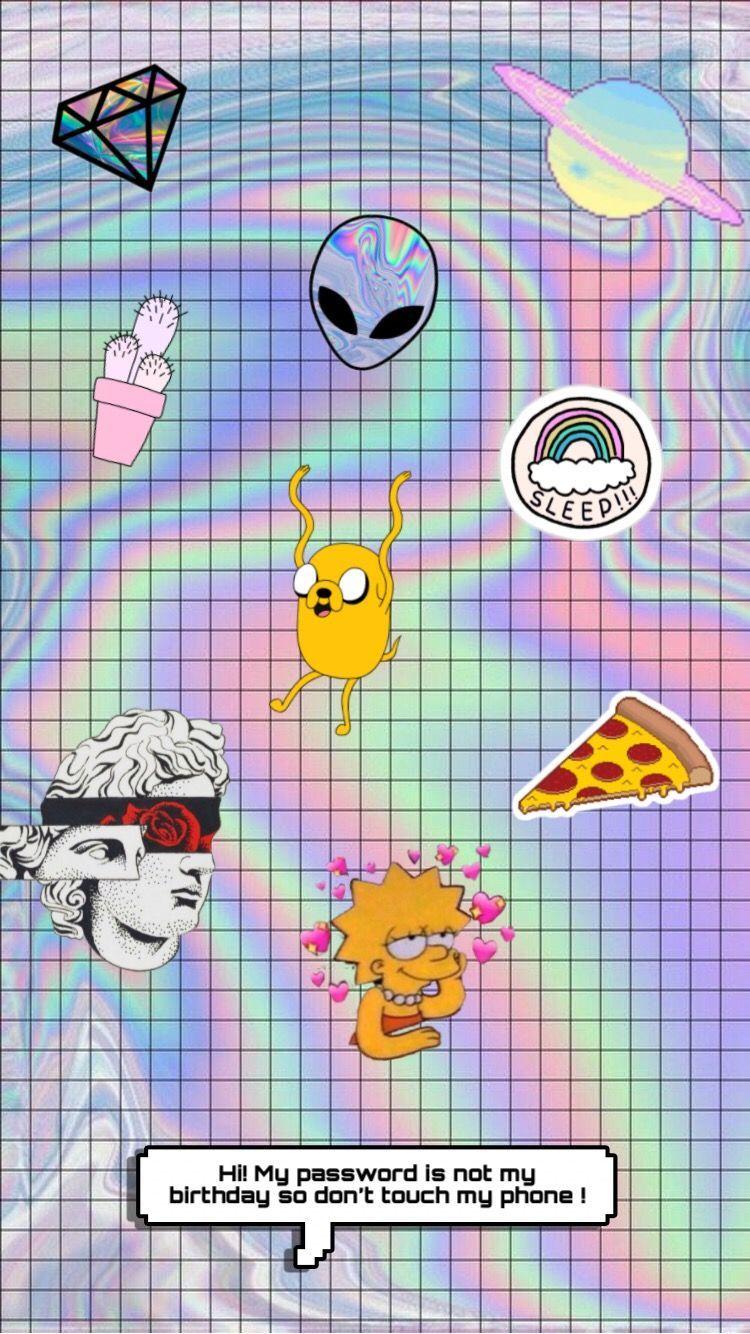 750x1334 freetoedit wallpaper thesimpsons aesthetic adventuretim
