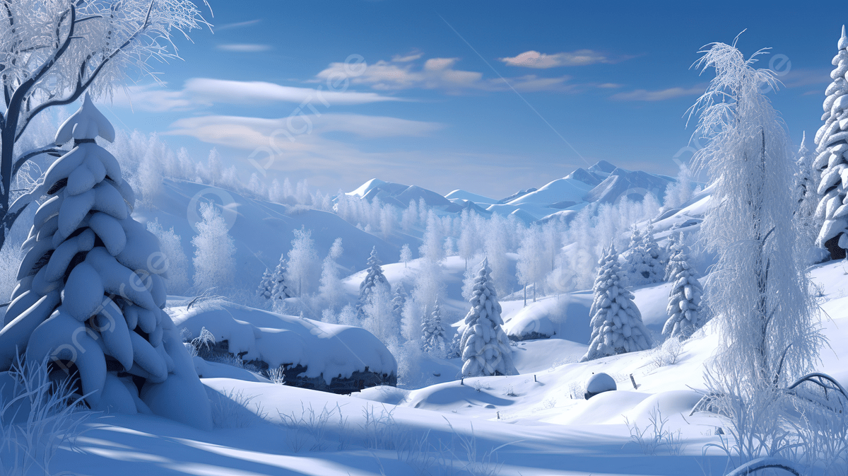 1200x673 Snowy Landscape In Winter Desktop