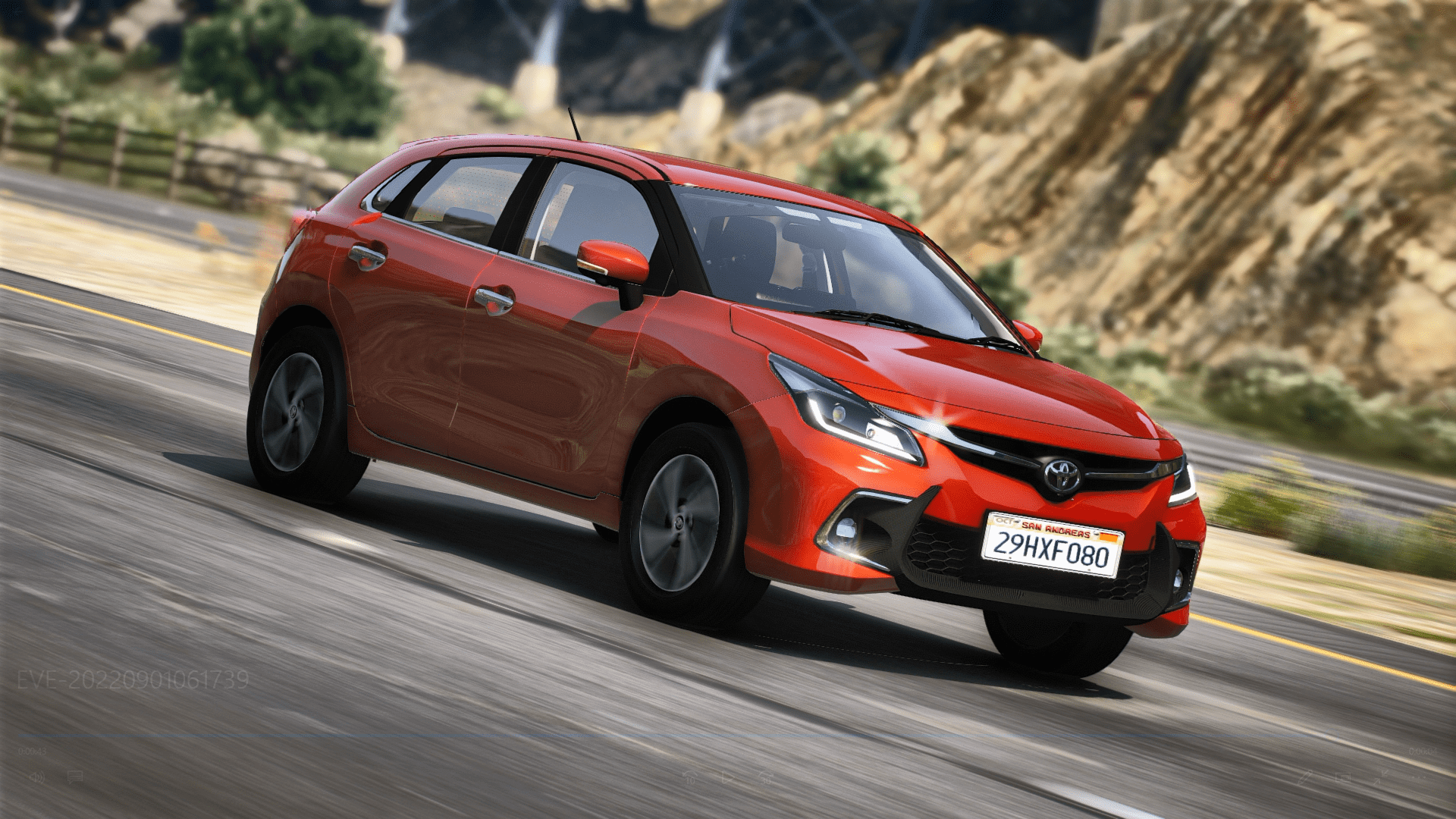 1920x1080 Toyota Glanza 2022 Add On / Original