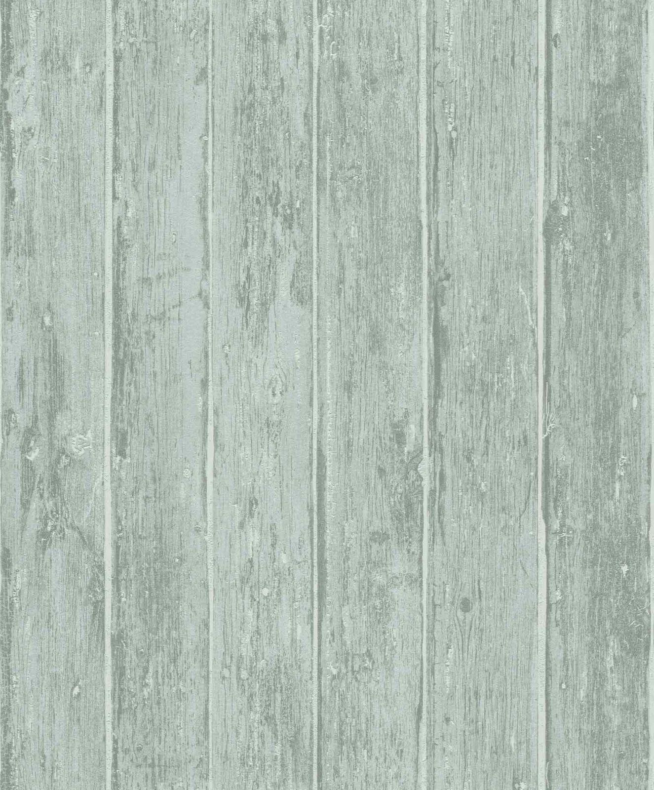 1325x1600 Non Woven Wallpaper Rasch Wood Texture Blue Green 809213