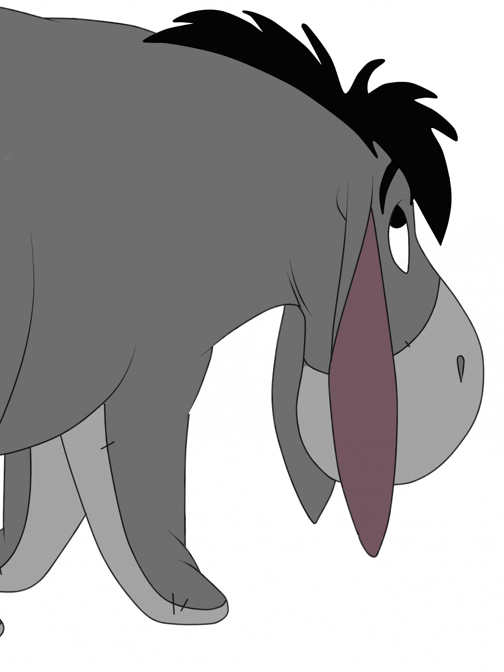 2048x2732 Download Wallpaper 2048x2732 Eeyore cake, Eeyore disney ears