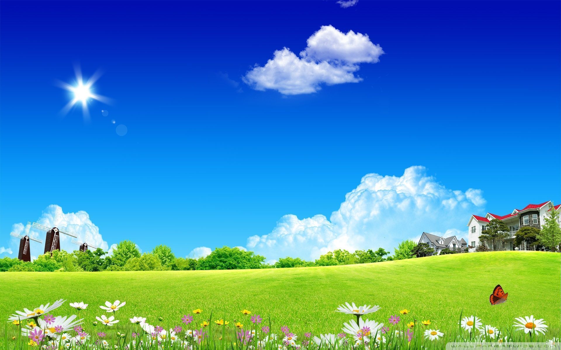 1920x1200 Natural Place Wallpaper