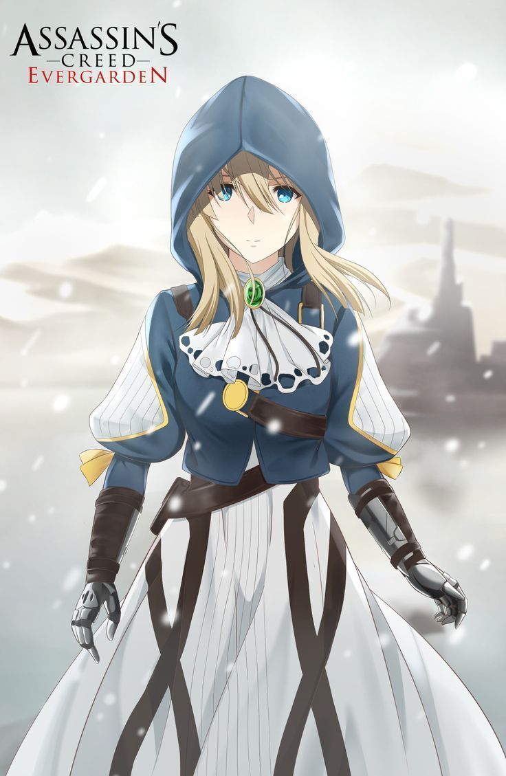 736x1129 Violet Evergarden anime girls
