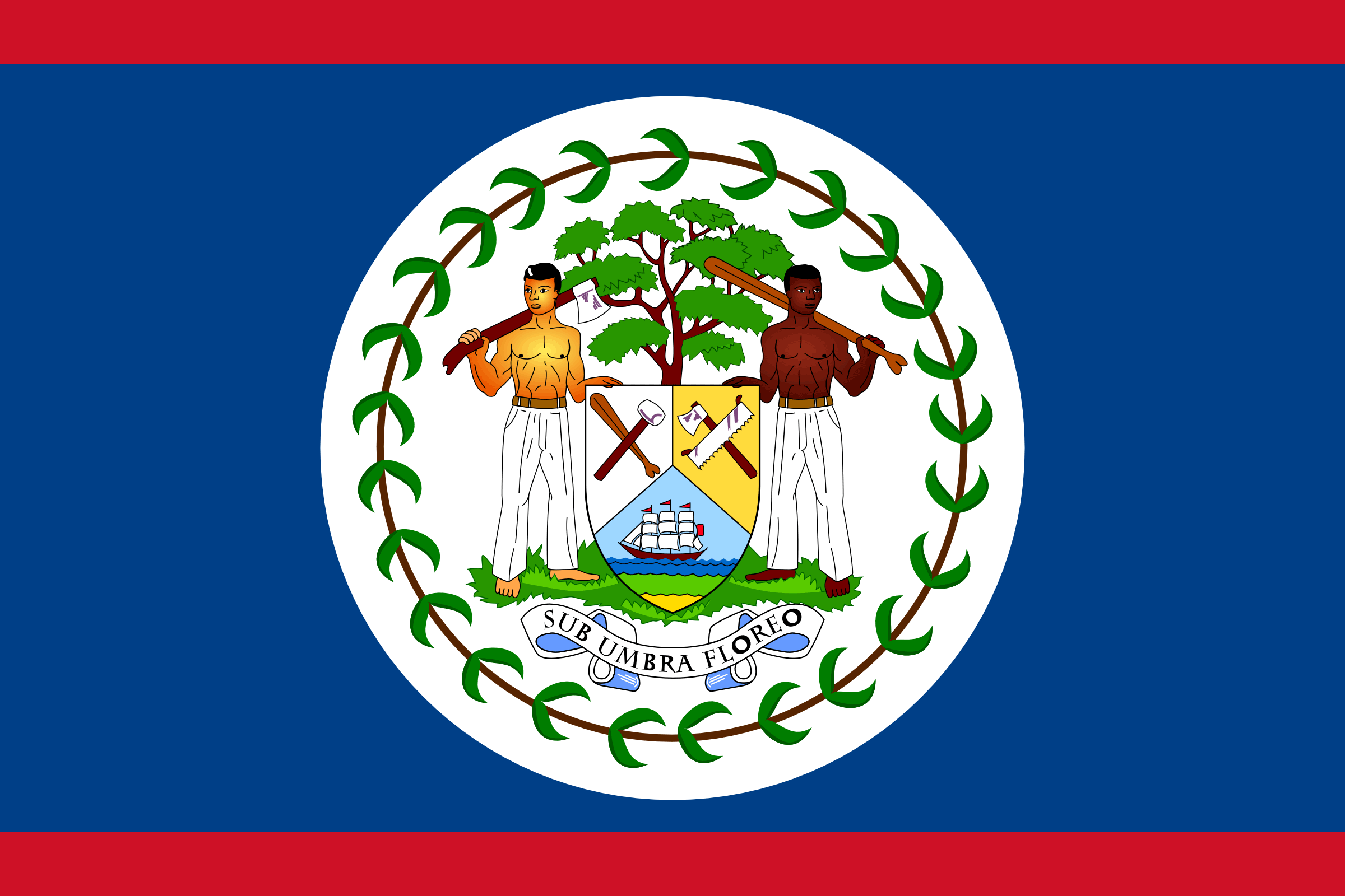 2400x1600 Belize Flag Wallpaper & Country Profile. Flags. Belize