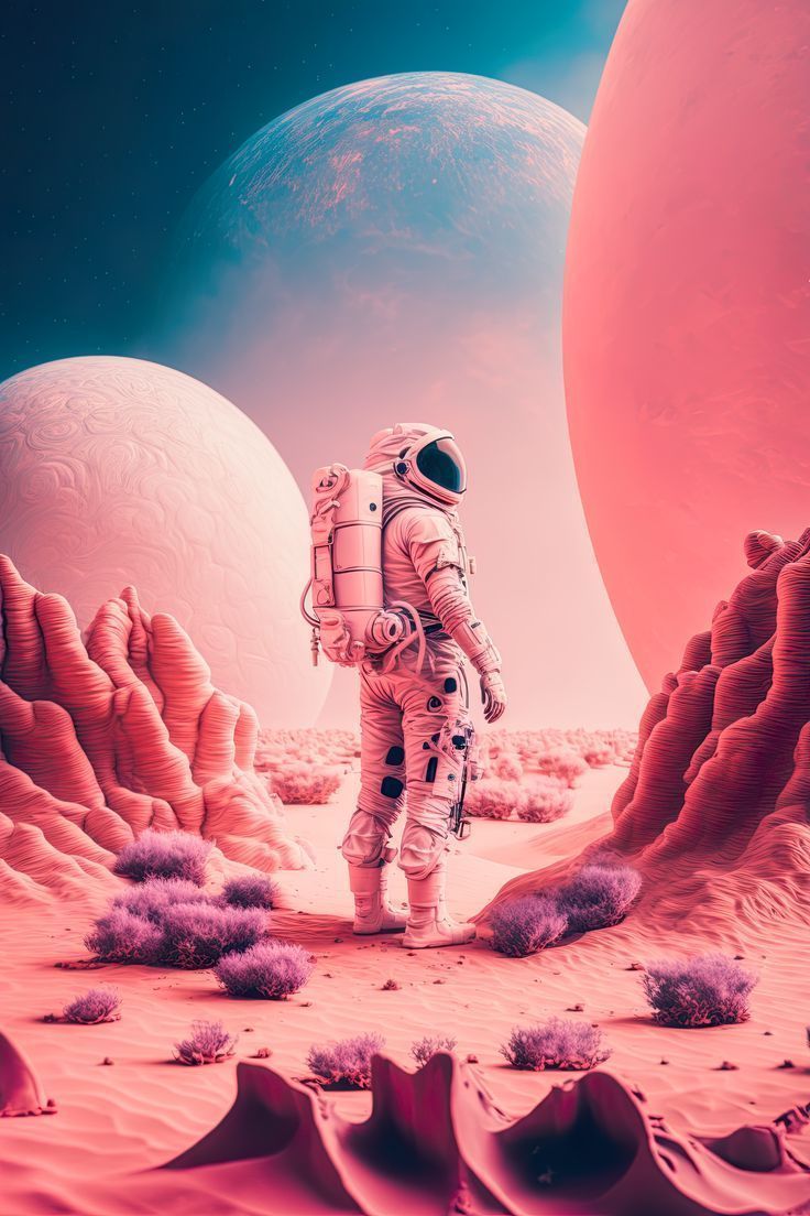 Pink Astronaut Wallpapers - Top Free Pink Astronaut Backgrounds