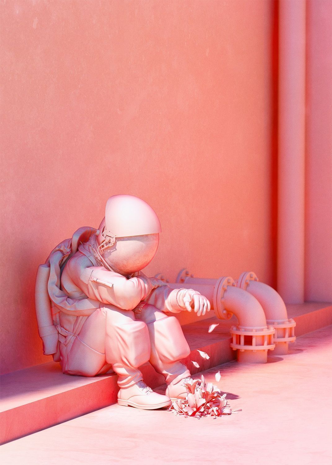 1071x1500 Space artwork, Space art, Astronaut art