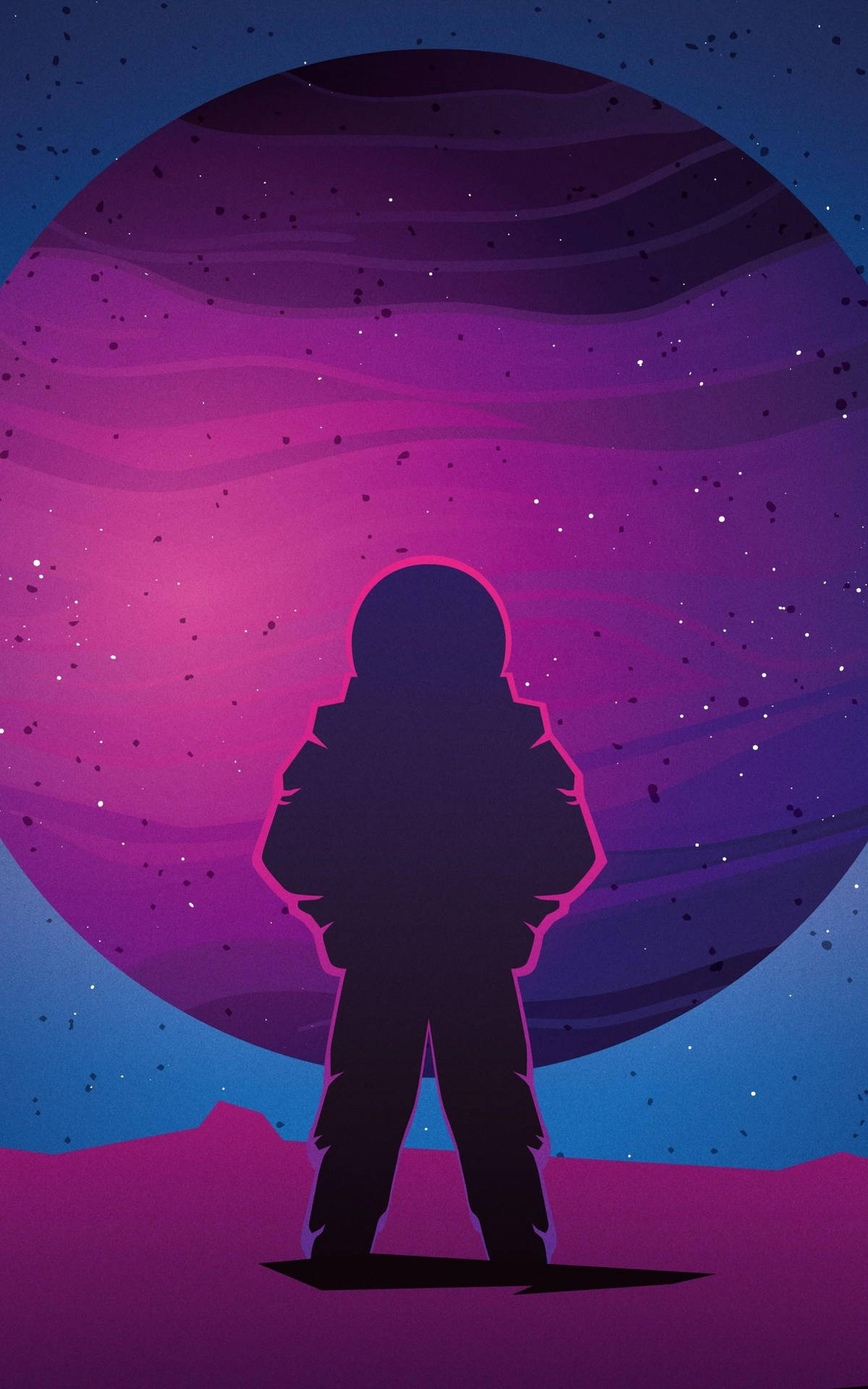 1200x1920 Download Astronaut Aesthetic Neon