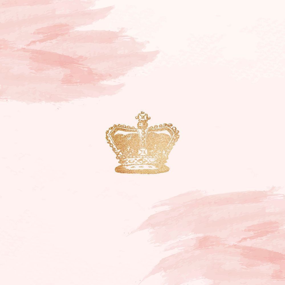 1000x1000 Crown Ornament Gold Pink Image. Free
