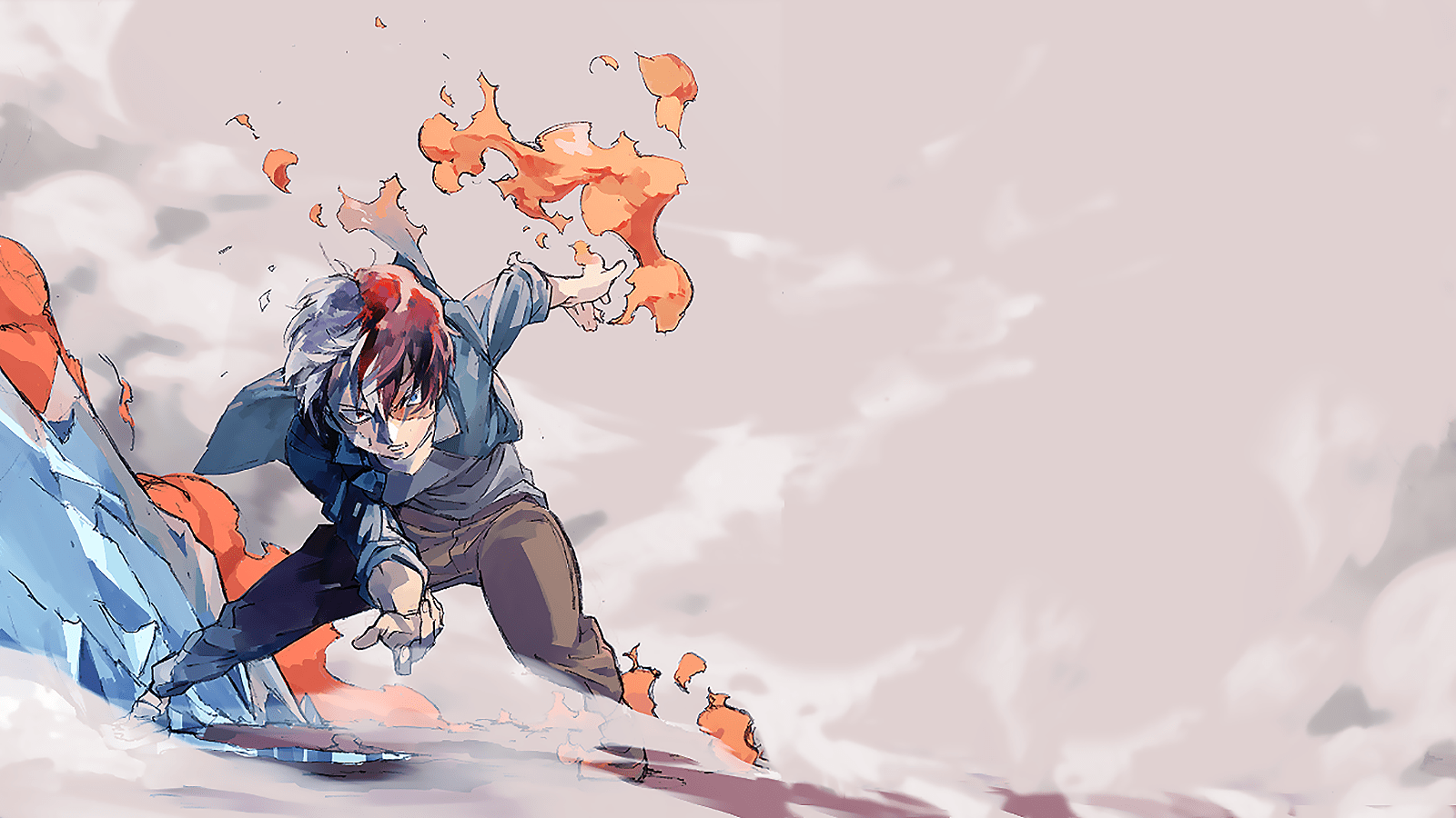 1600x900 Shoto Todoroki Wallpaper