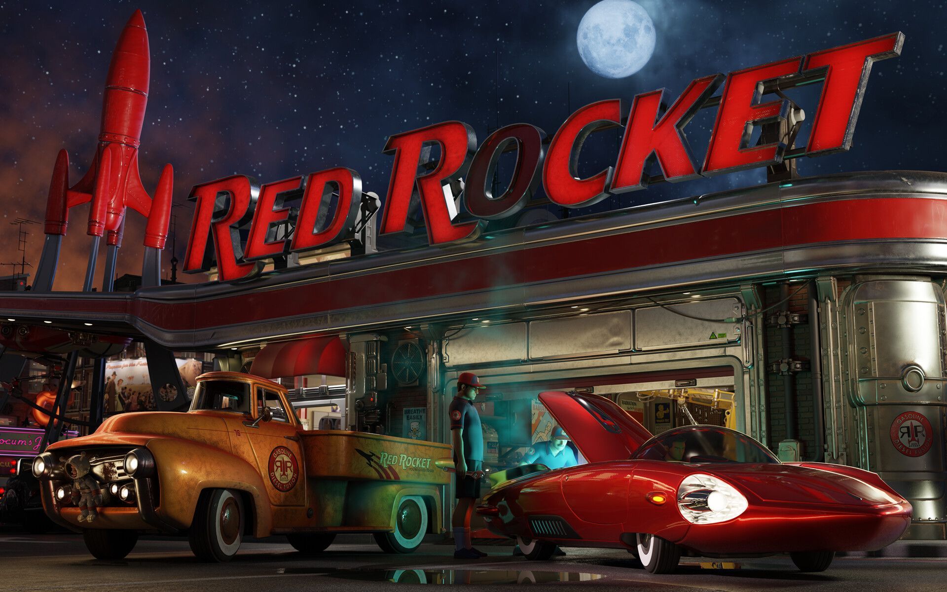 Red Rocket Wallpapers - Top Free Red Rocket Backgrounds - WallpaperAccess
